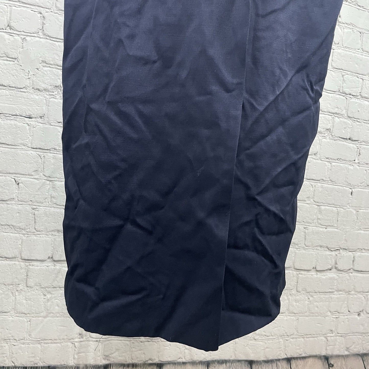 NWT VTG Danny & Nicole Navy & Ivory Retro Buttoned Coat Dress USA Made Size 14
