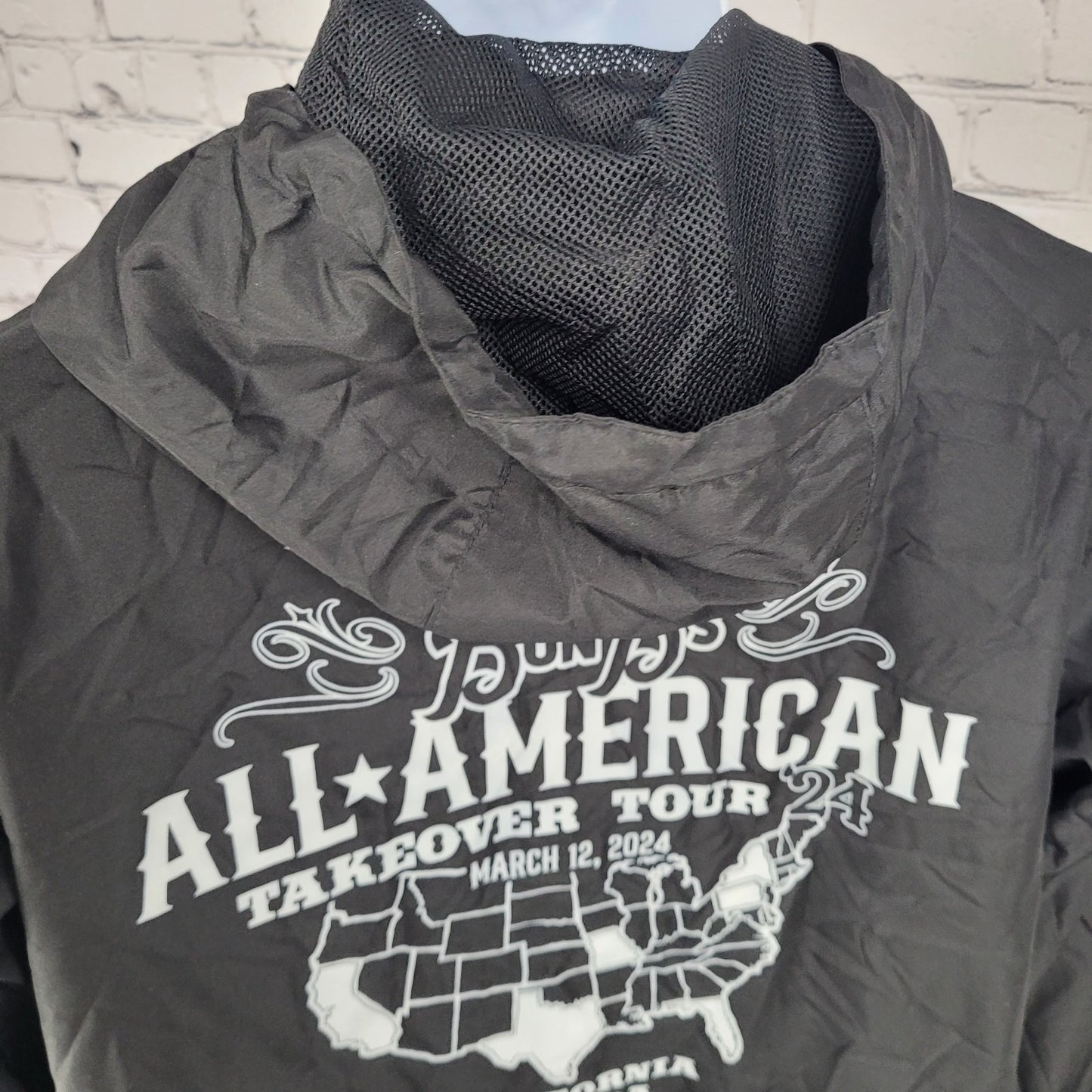 Bun B's All American Takeover Hooded Windbreaker Independent Size Medium M