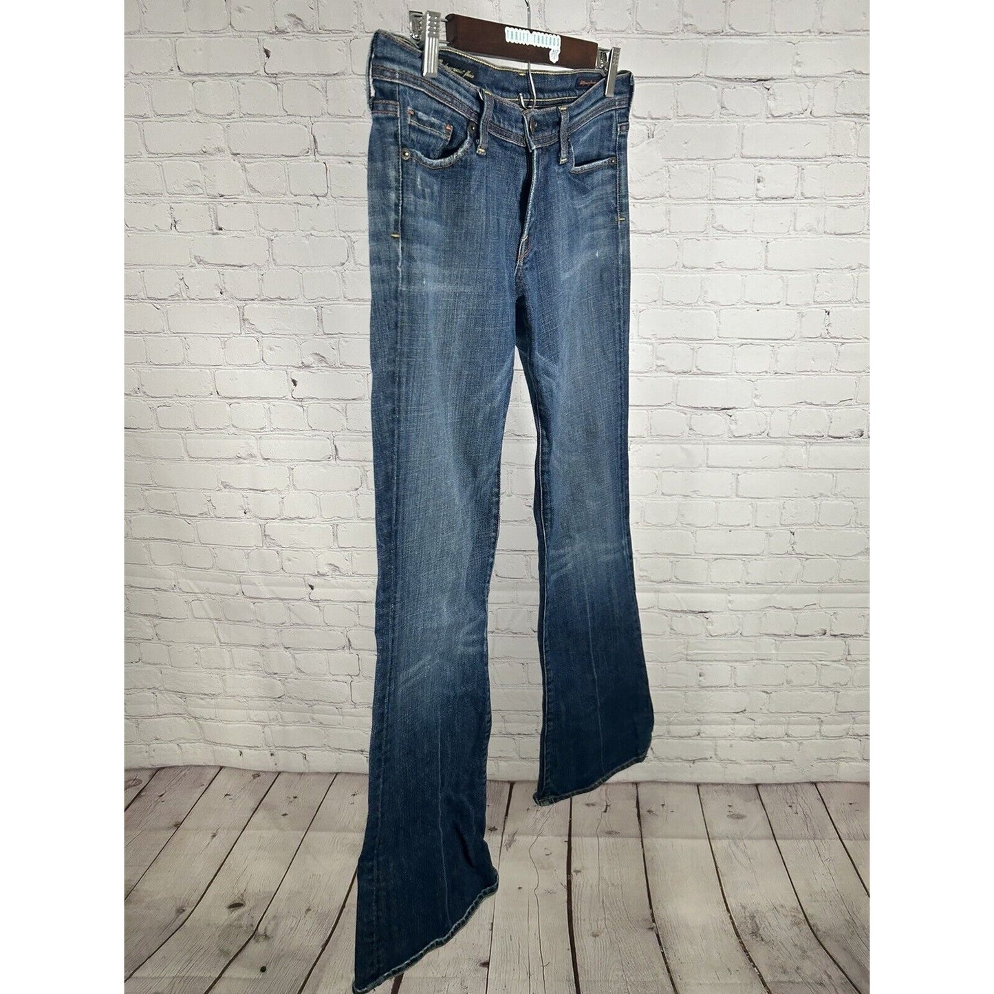 Citizens of Humanity Ingrid 002 Low Waist Flair Stretch Denim Jeans 28 (30 x 33)