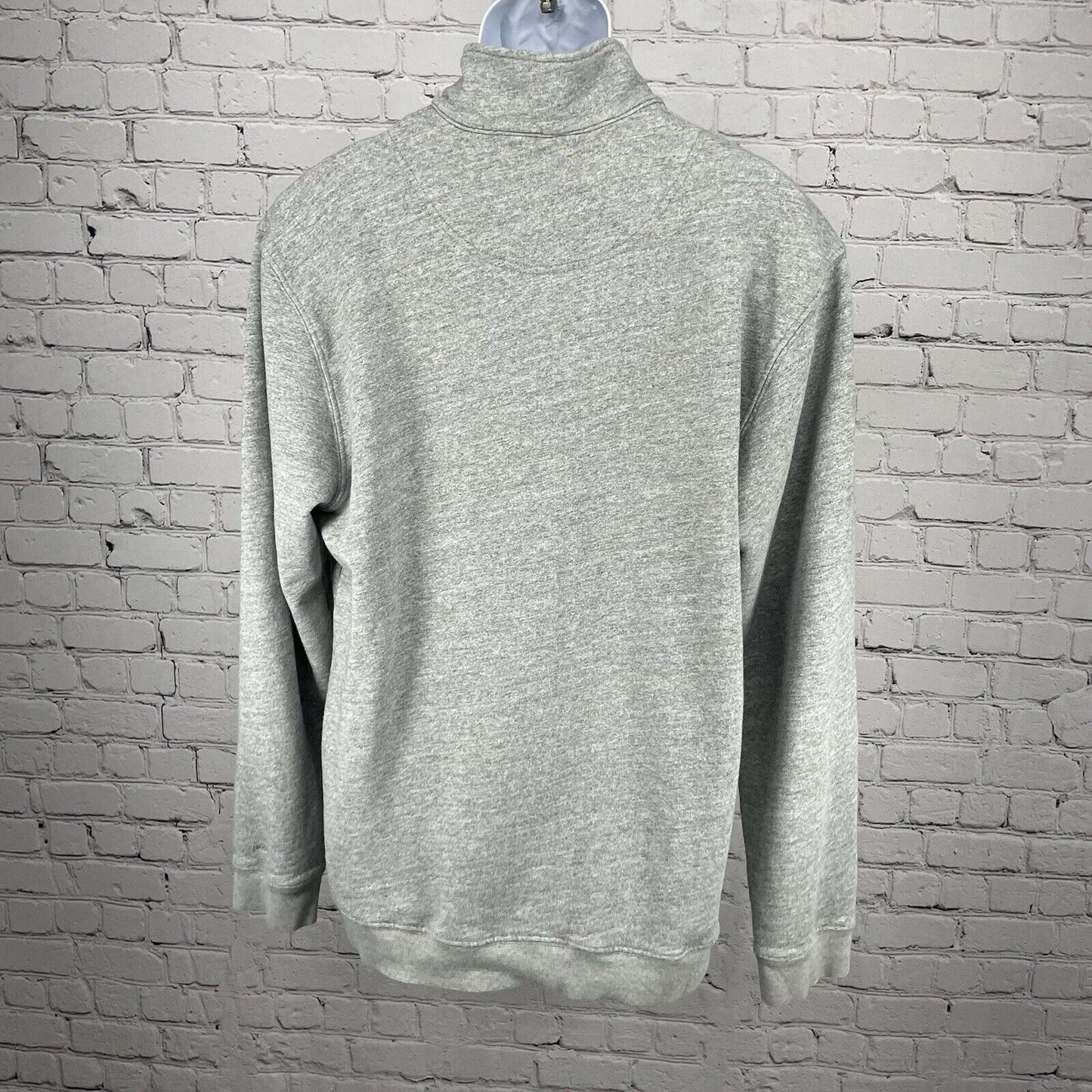 Chubbies Grey Cotton Blend Pullover Zip Sweatshirt USA Made Pockets Size XL