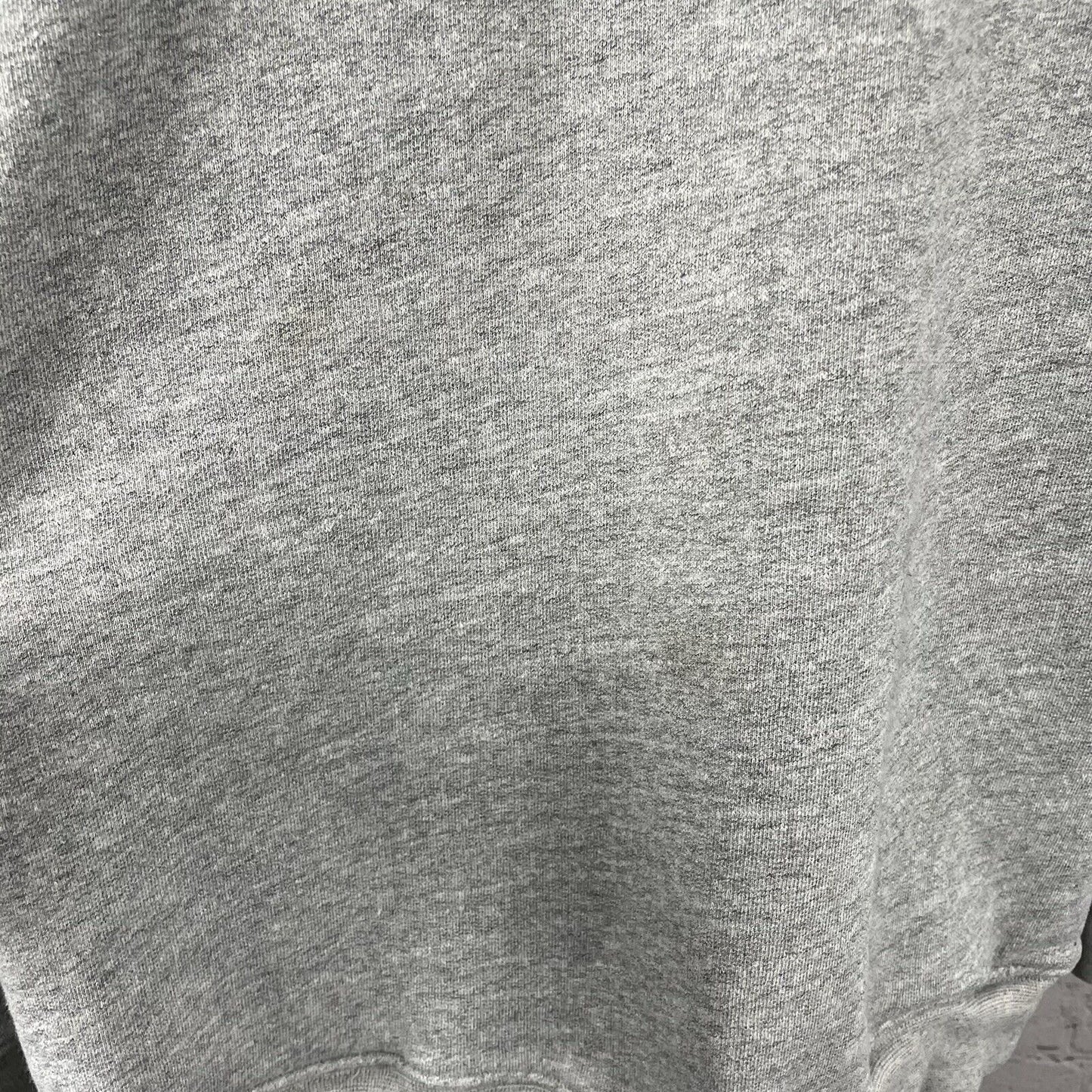Chubbies Grey Cotton Blend Pullover Zip Sweatshirt USA Made Pockets Size XL