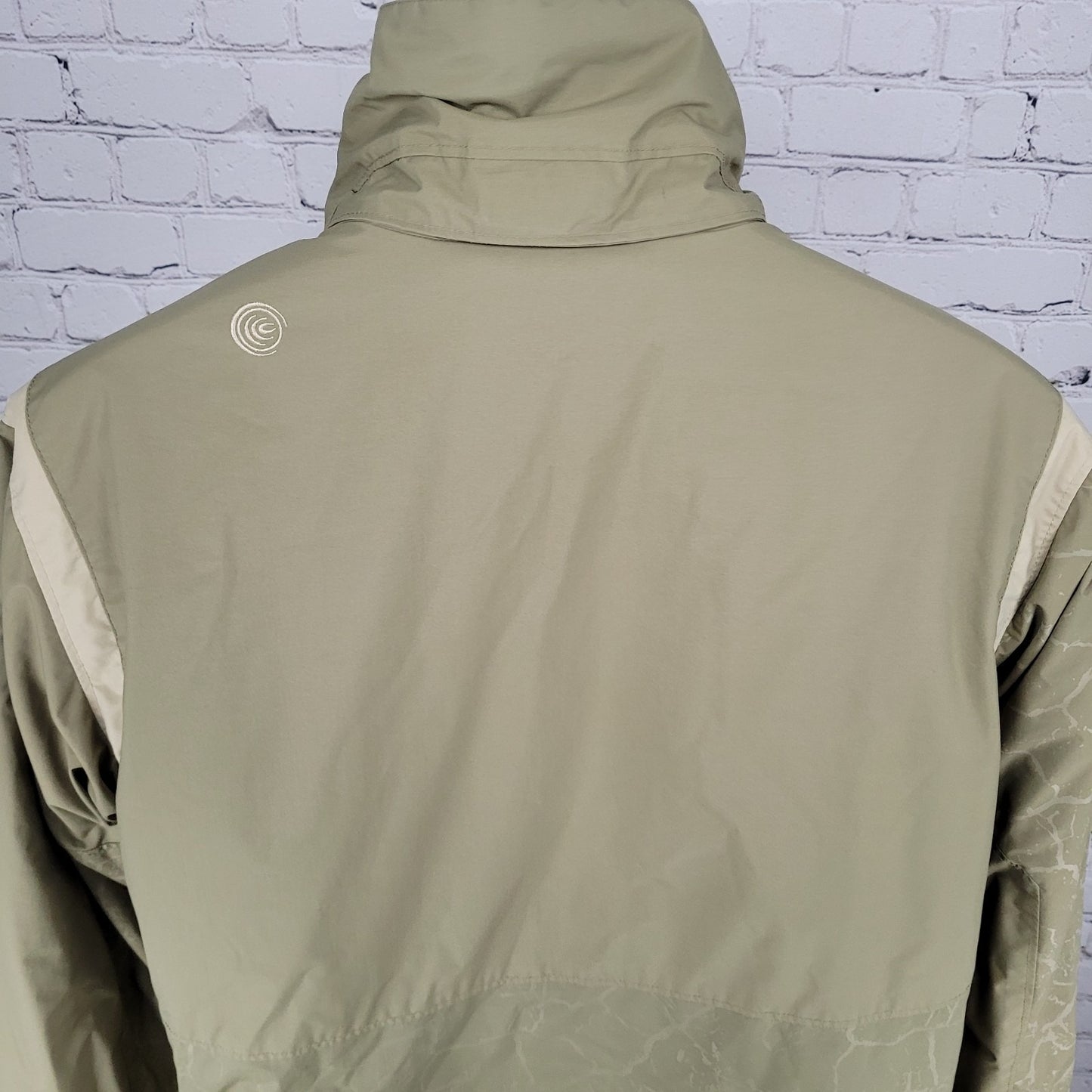Columbia Green & Khaki Waterproof Breathable Insulated Jacket Youth Size 18/20