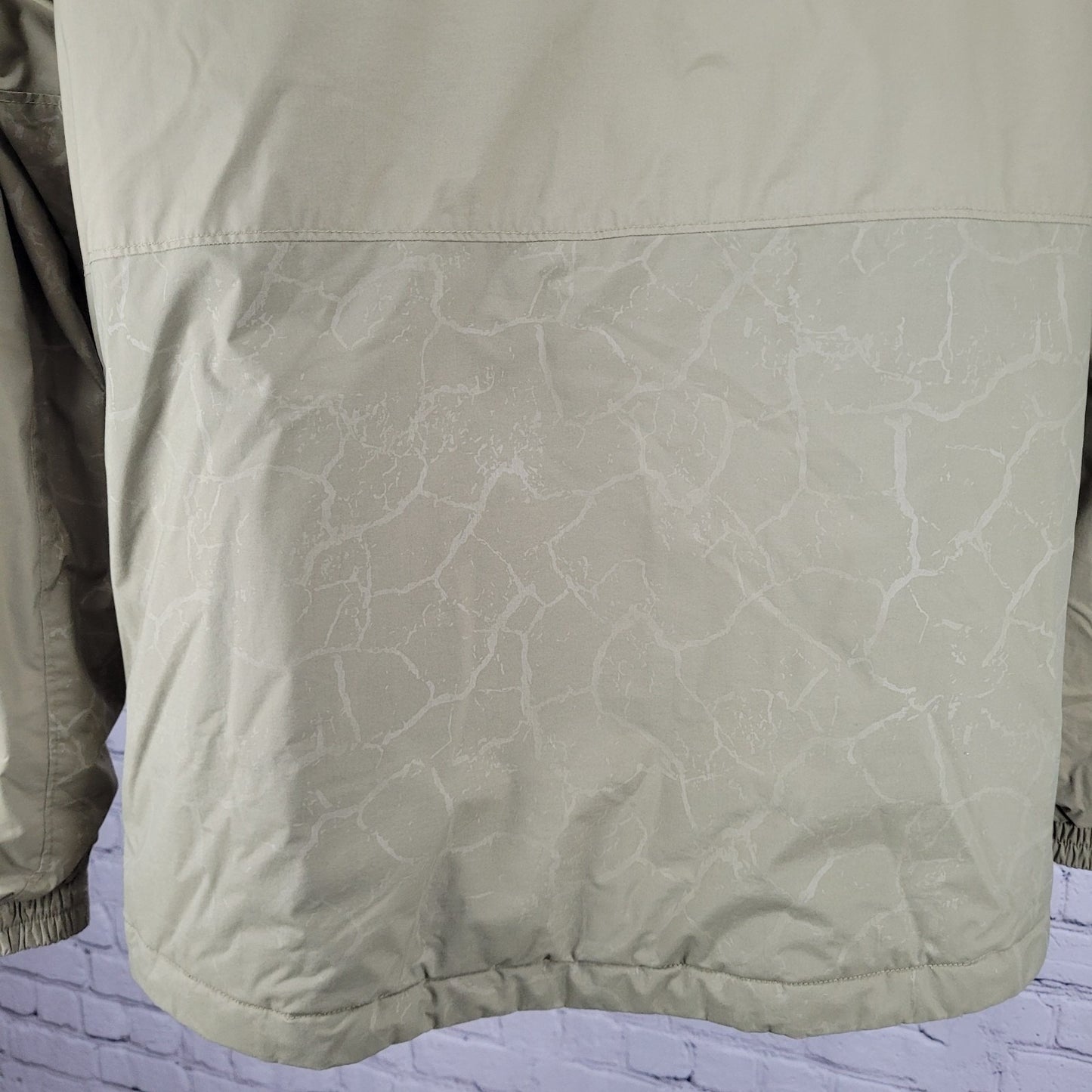 Columbia Green & Khaki Waterproof Breathable Insulated Jacket Youth Size 18/20