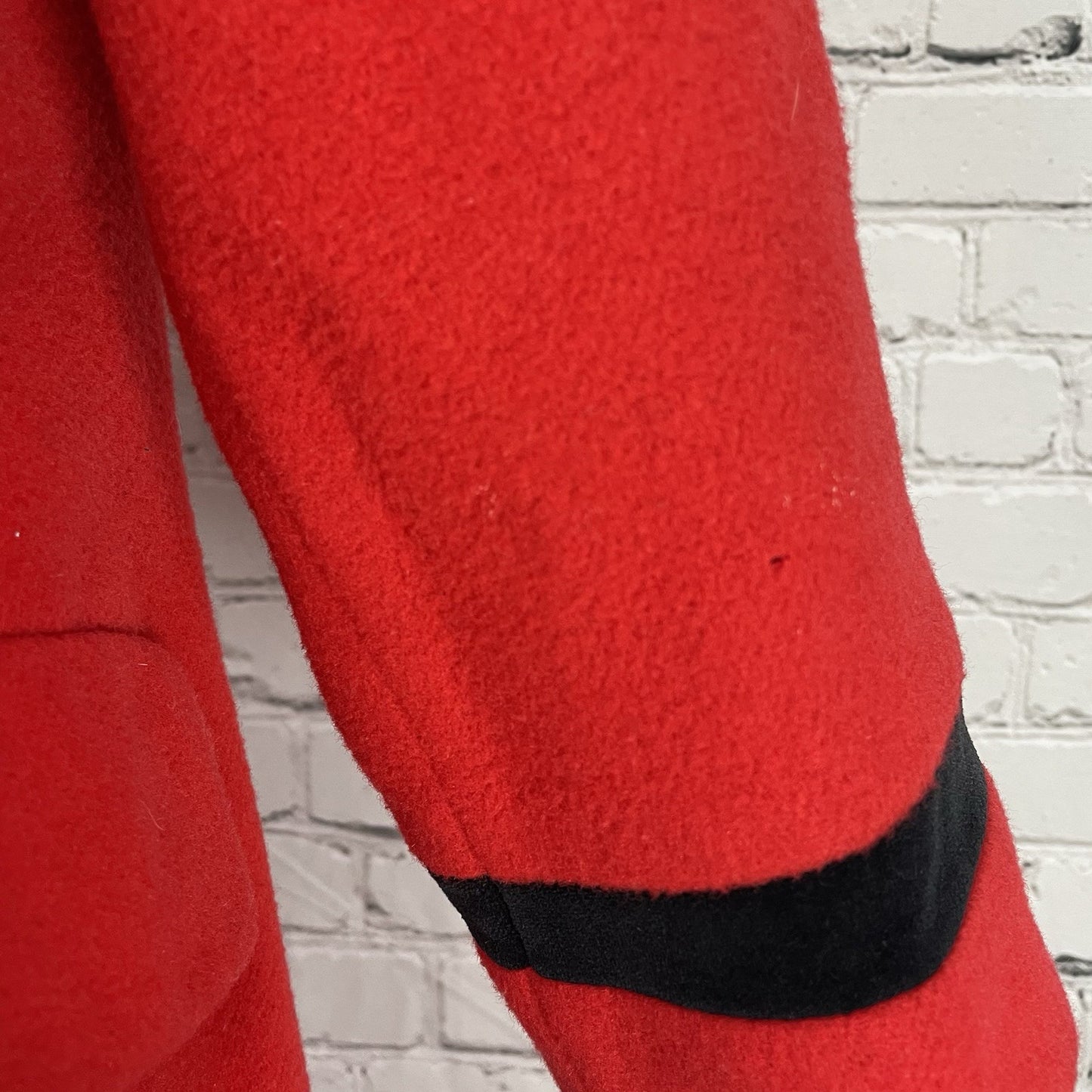 VTG Rothschild Red Wool Buttoned Collared Lined Peacoat USA Made Girls Size 7