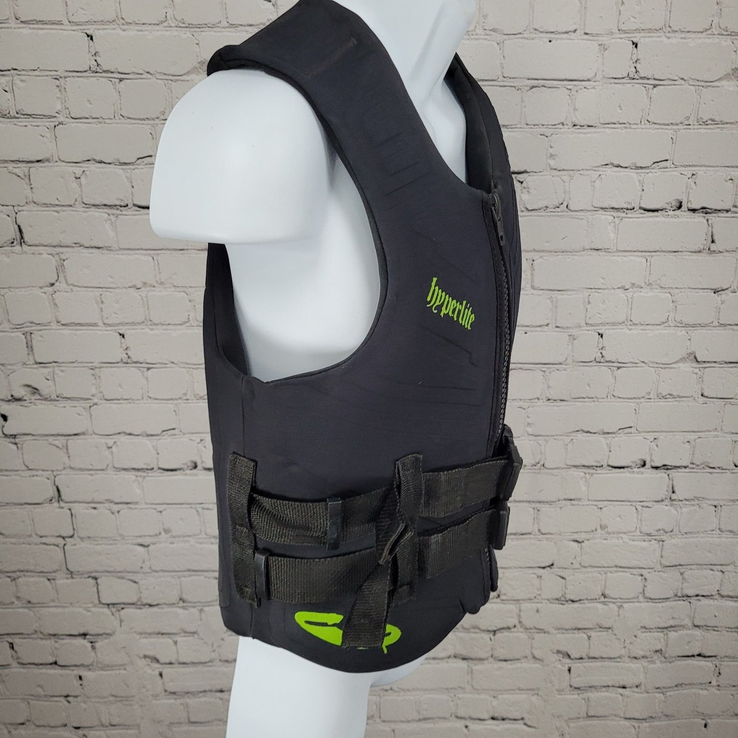 Hyperlite Black USCG Approved Flotation Aid Life Jacket Ski Vest Size Medium M