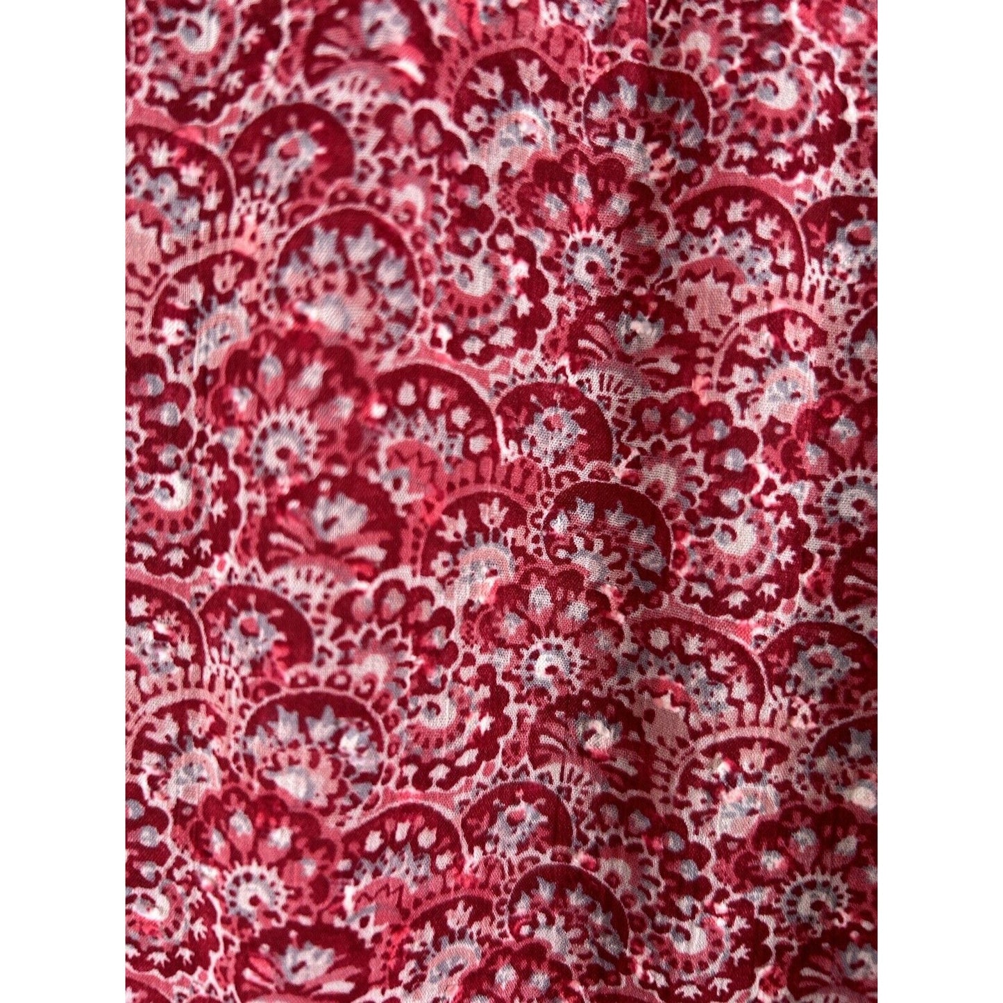 NWT Loft Plus Red Floral Flounce Tie Back Lined Lightweight Tiered Maxi Dress 22