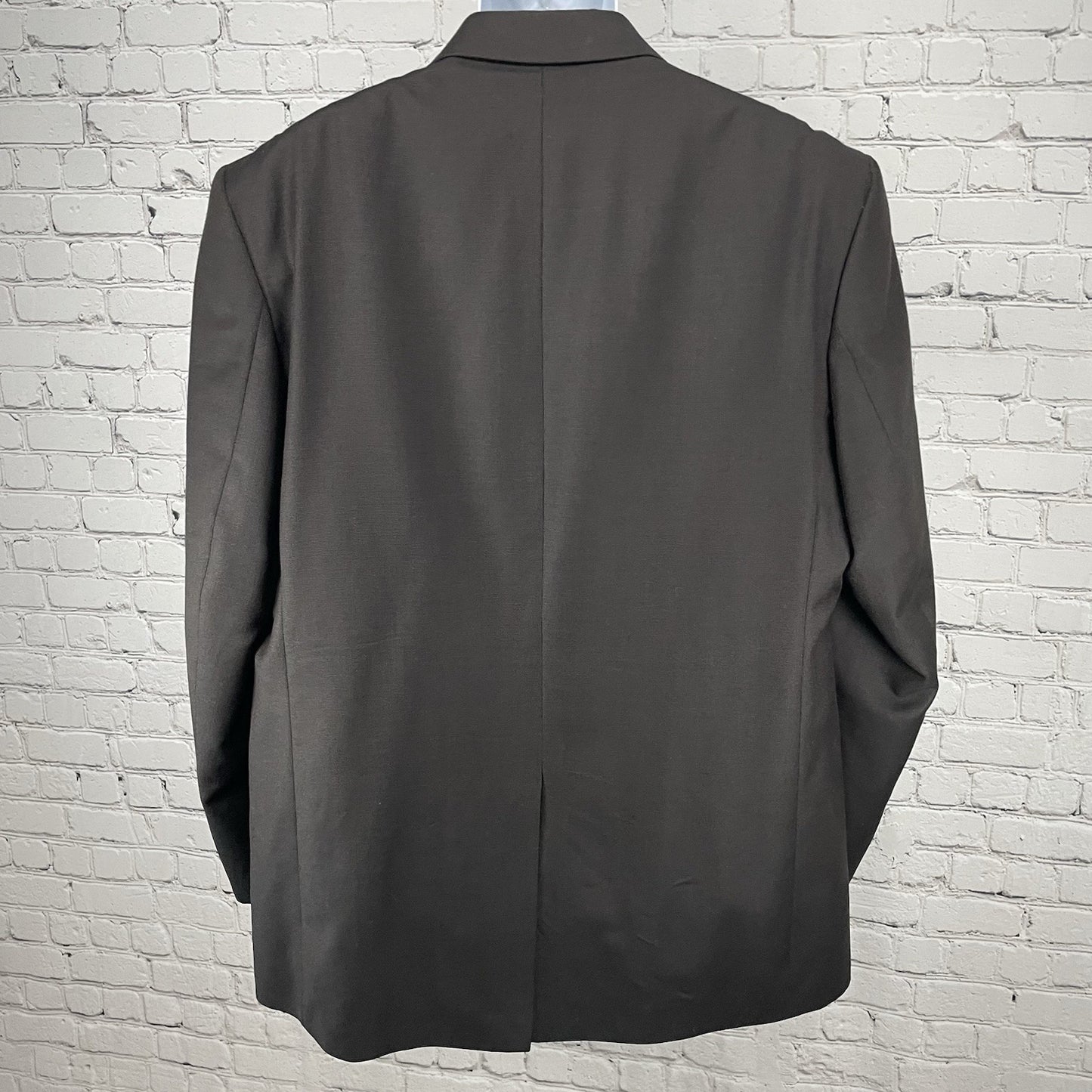 Alexandre London Brown 100% Wool 2 Button Vented Notch Blazer Sport Coat 48L