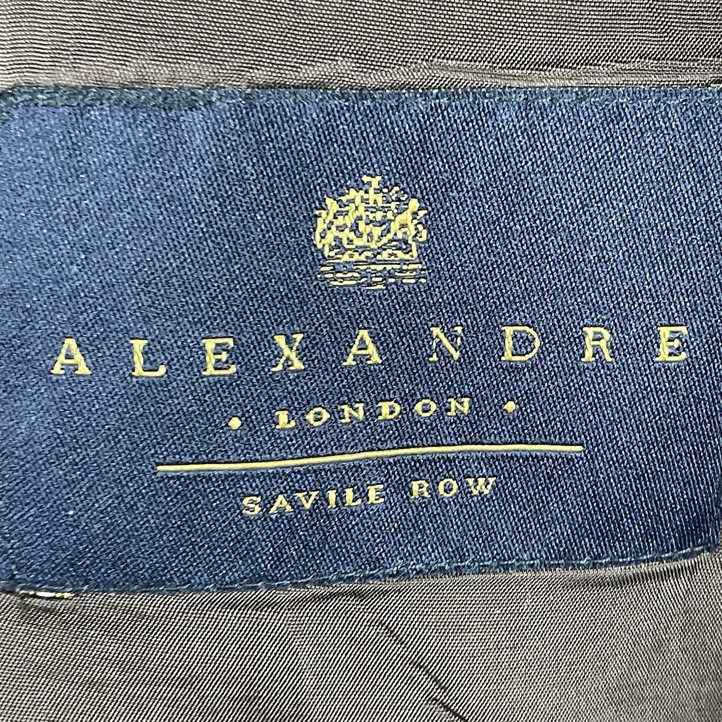 Alexandre London Brown 100% Wool 2 Button Vented Notch Blazer Sport Coat 48L