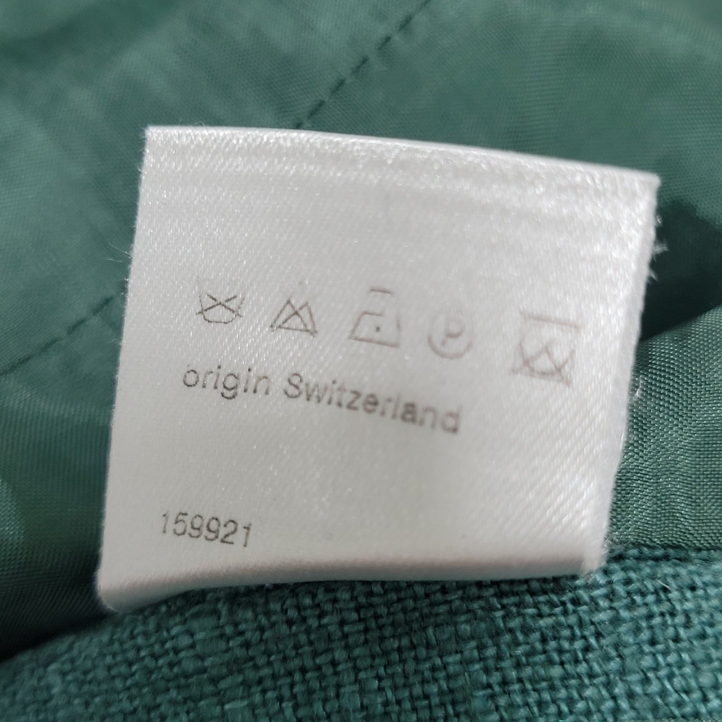 Akris Punto Green 100% Linen Hook Loop Closure Notch Suit Jacket Size 4