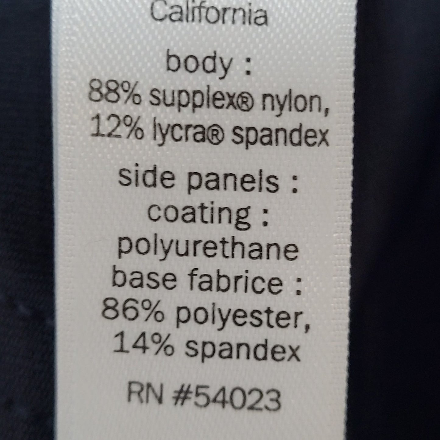 Athleta Black Faux Leather Tux Metro Athleisure Pants Leggings Medium M (29x29)