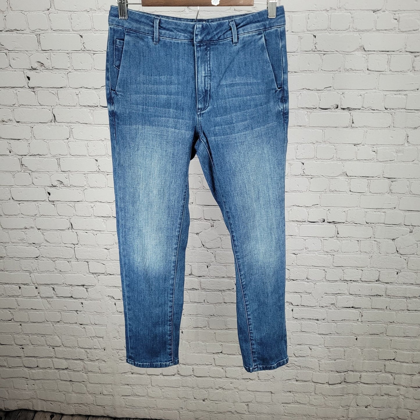 Pilcro & The Letterpress Anthropologie Blue Denim Mid Rise Jeans Size 27 (27x27)