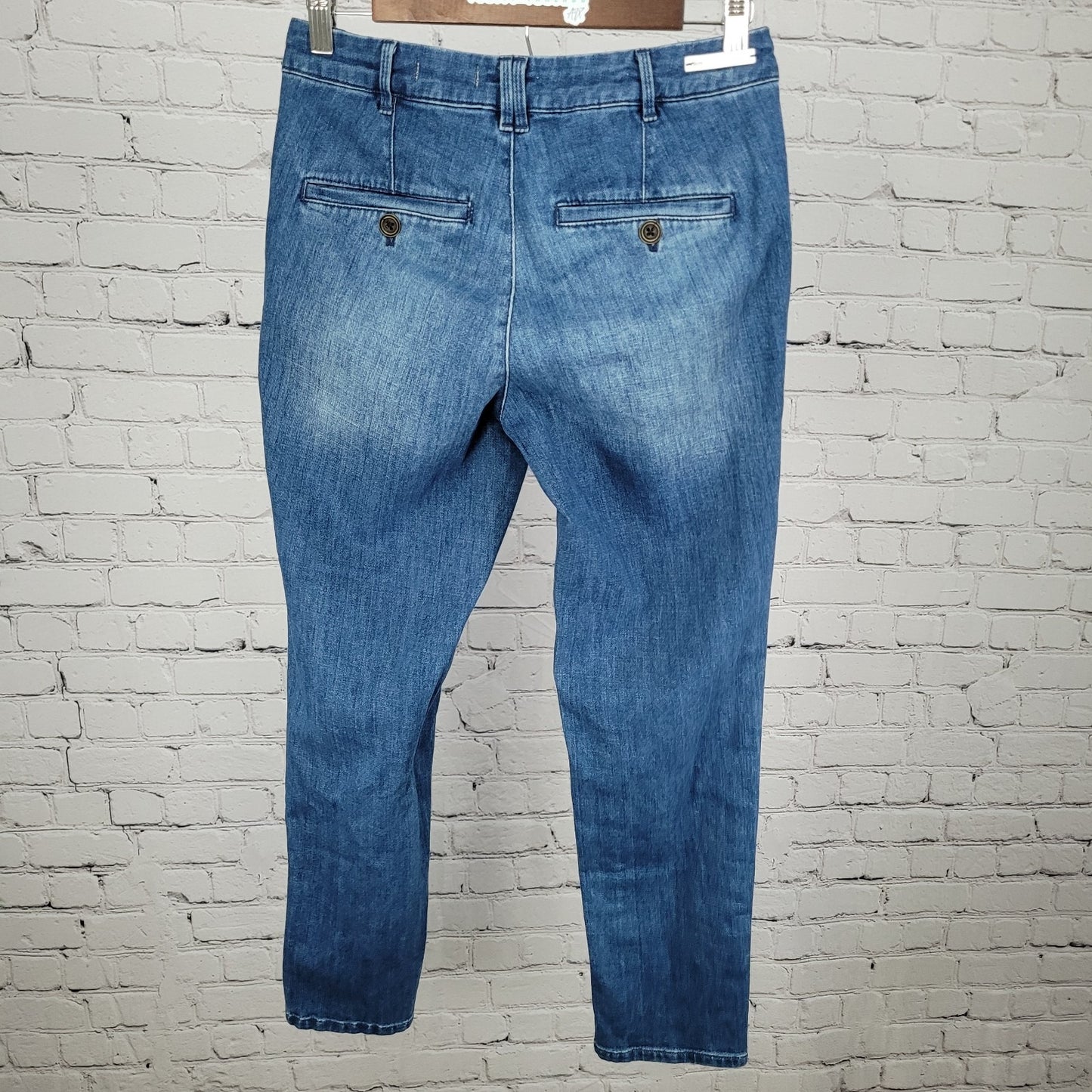 Pilcro & The Letterpress Anthropologie Blue Denim Mid Rise Jeans Size 27 (27x27)