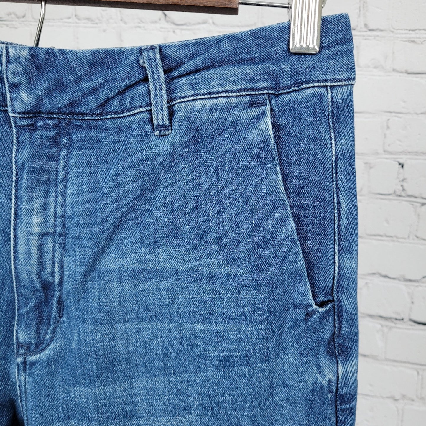 Pilcro & The Letterpress Anthropologie Blue Denim Mid Rise Jeans Size 27 (27x27)
