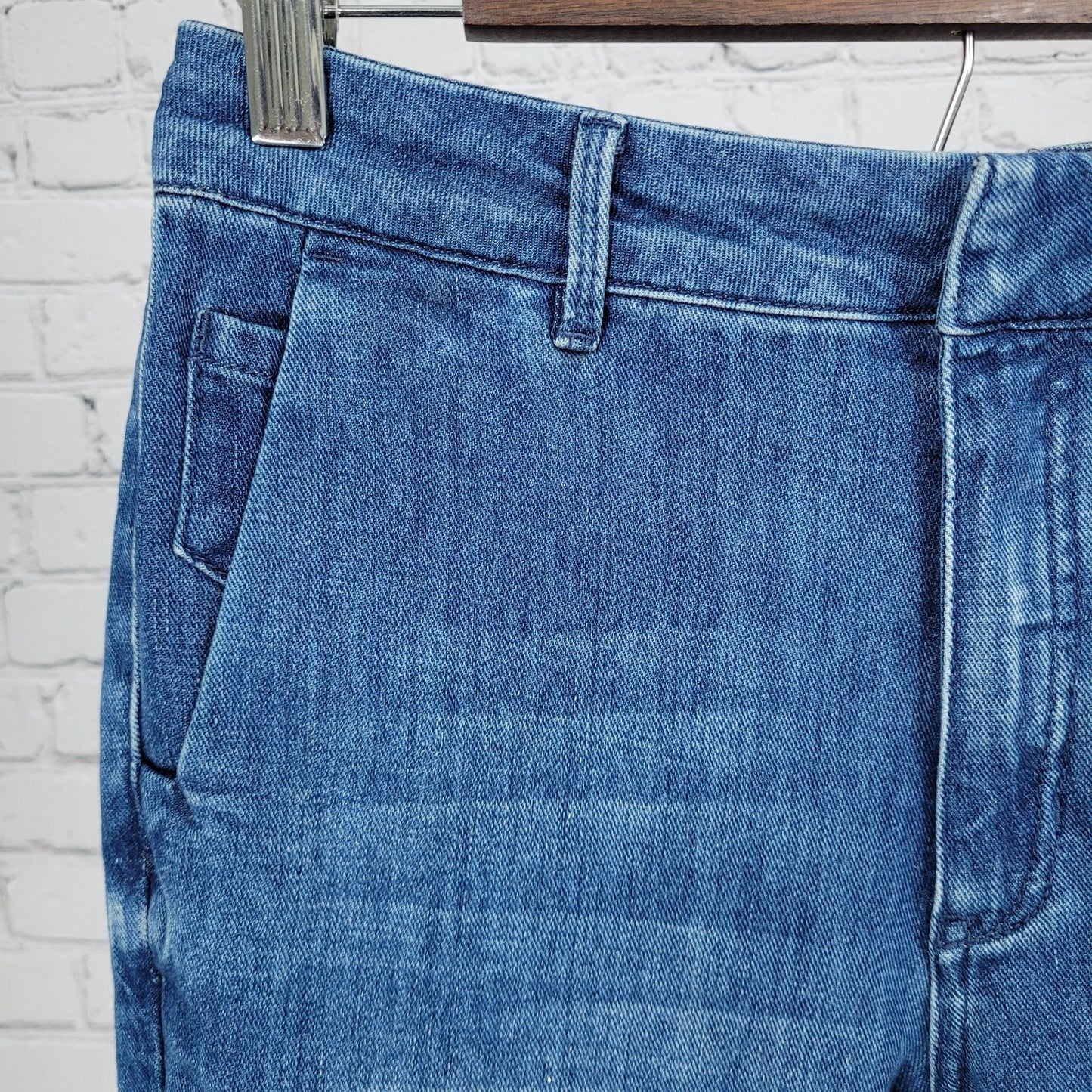Pilcro & The Letterpress Anthropologie Blue Denim Mid Rise Jeans Size 27 (27x27)