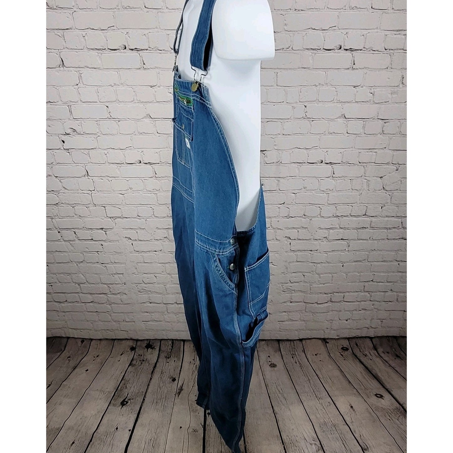 Liberty Blue Denim 100% Cotton Workwear Bib Carpenter Overalls 48x32 (48x29)