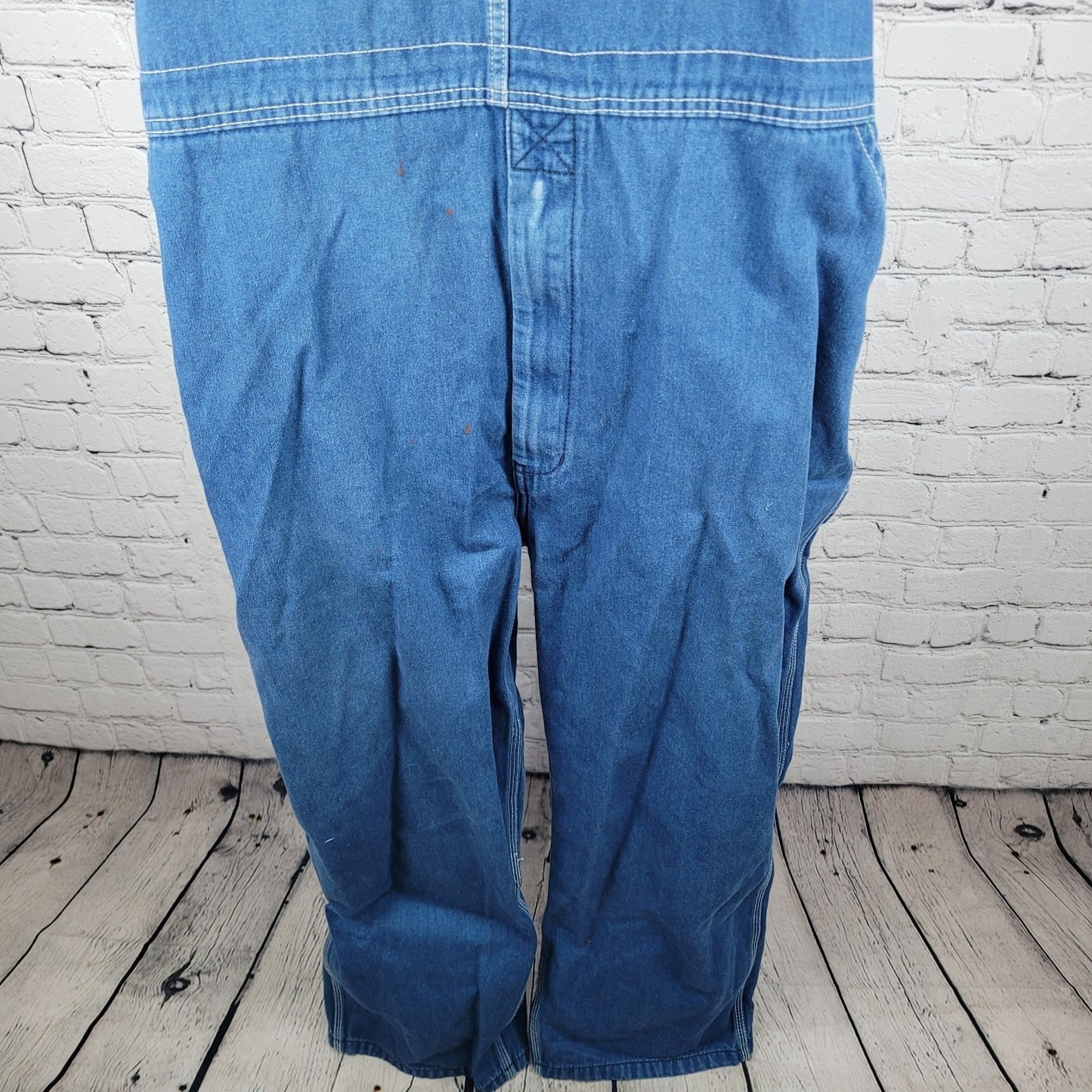 Liberty Blue Denim 100% Cotton Workwear Bib Carpenter Overalls 48x32 (48x29)