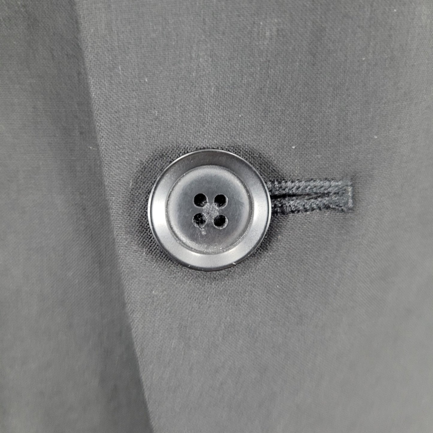 J. Ferrar Black Slim Fit 2 Button Notch Double Vented Blazer Sport Coat Size 40R