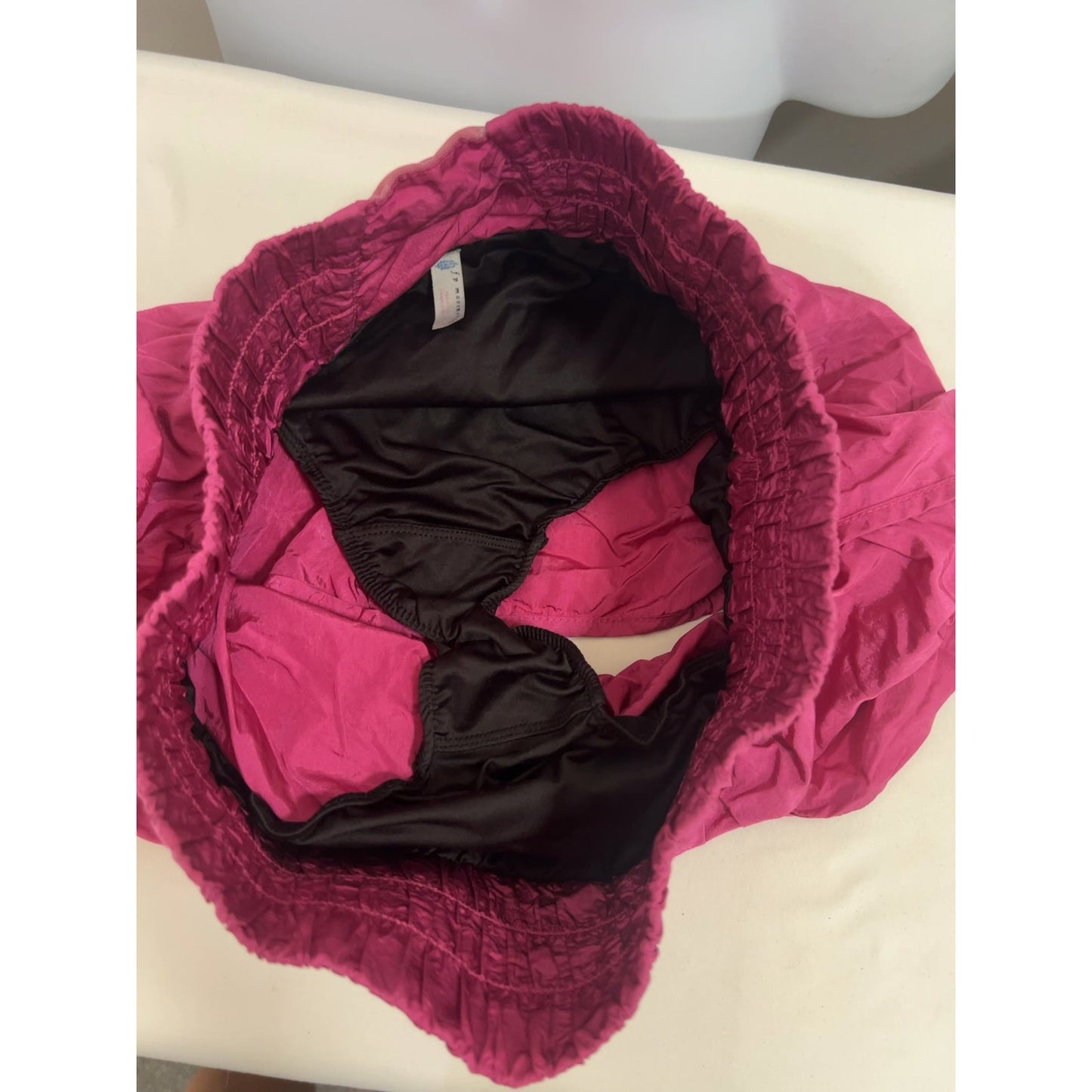 FP Movement The Way Home Magenta Smocked High Rise Running Shorts XL