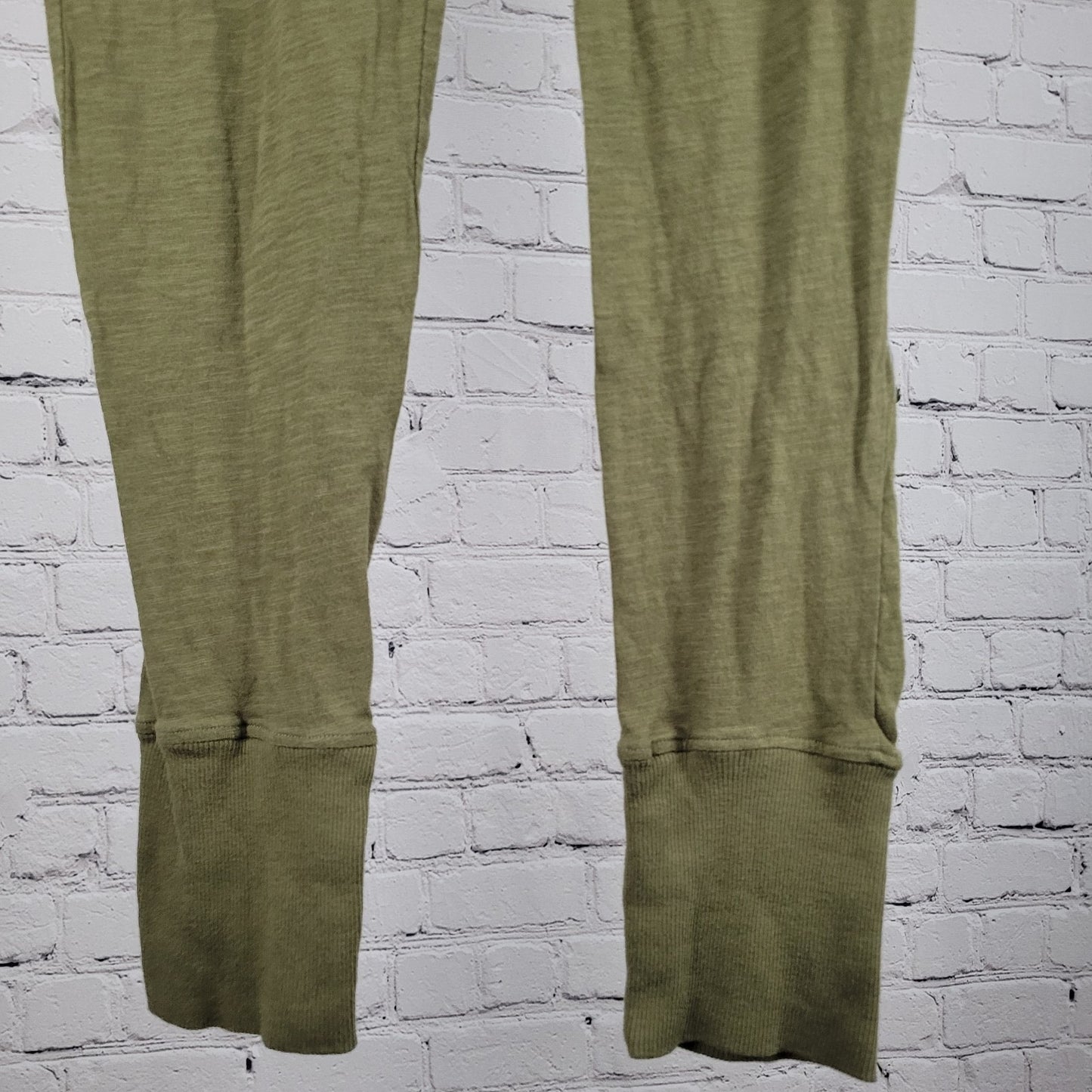 ROXY Green Cotton Drawstring Lightweight Cargo Jogger Pants Size 8 (31x29)