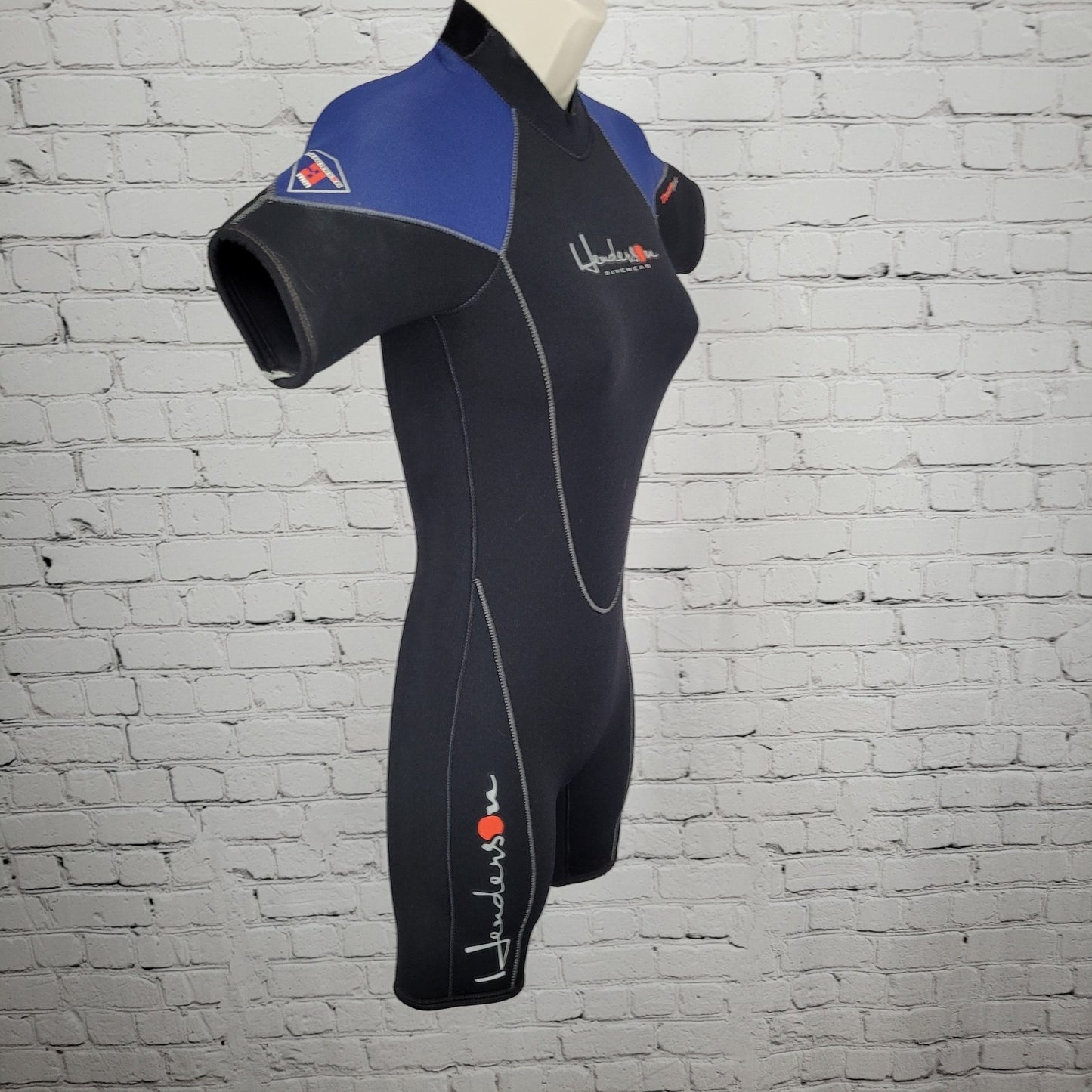 Henderson Divewear Black 3mm Thermoprene Shorty Springsuit A630CB Wetsuit 8