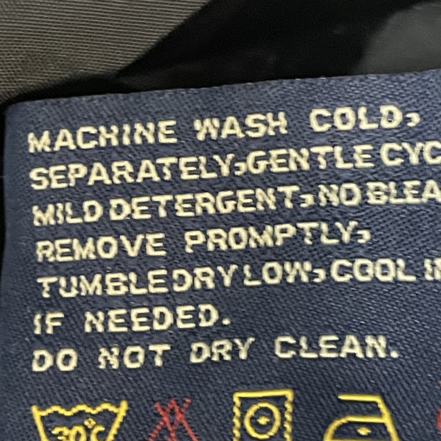 Dockers Black Stain Defense Buttoned Collared Rain Jacket Pockets Size Large L