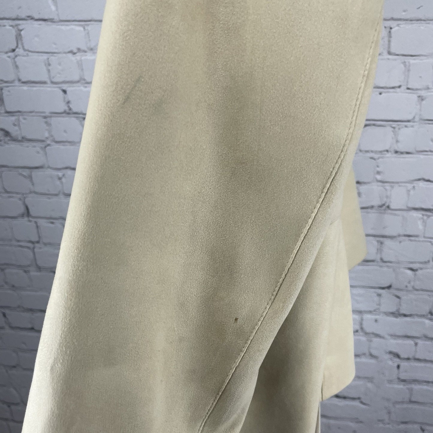 Talbots Beige Soft Zipped Collared Lined Lightweight Jacket Petite Size 12W