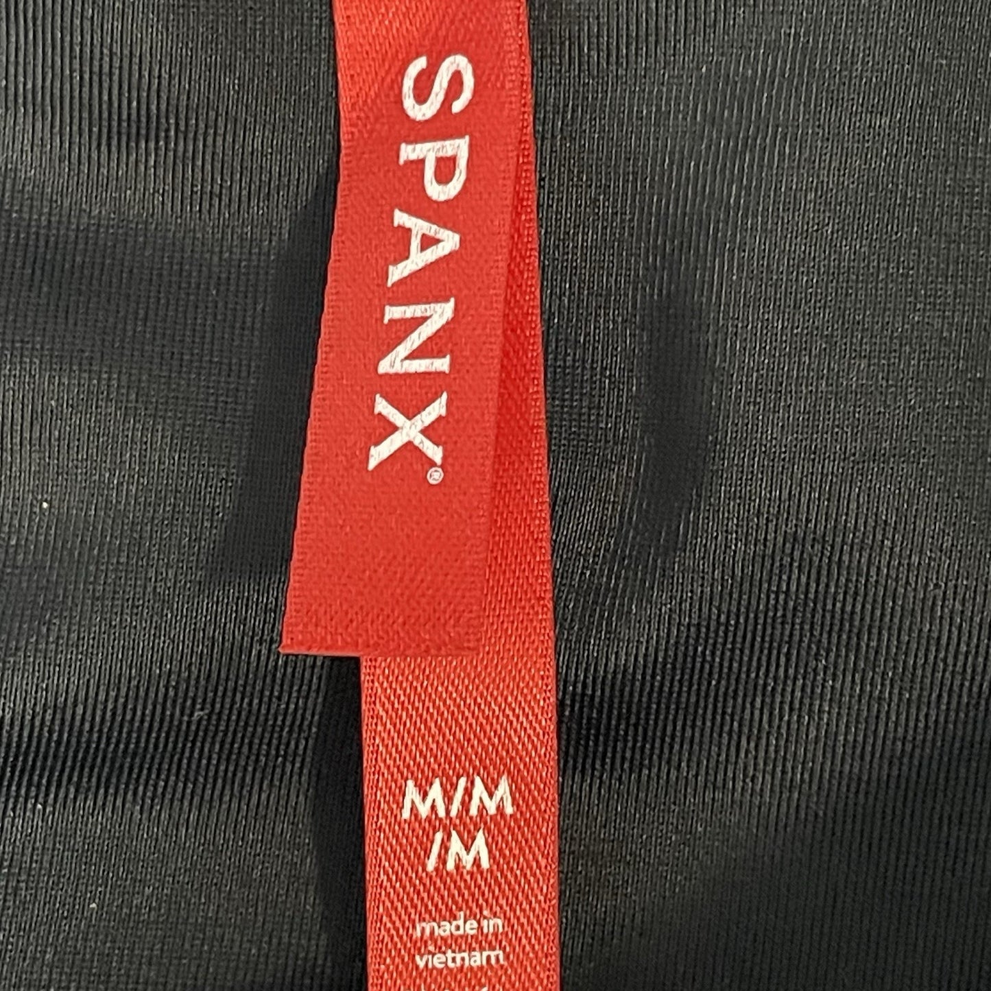 Spanx Black Shaping Slimming Faux Leather Stretch Athleisure Leggings Size M