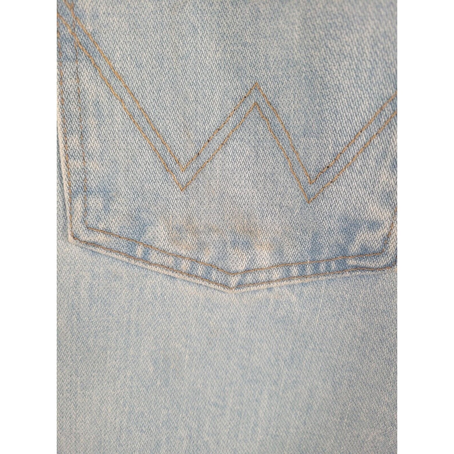 Wrangler Light Wash Ripped Straight Leg Nicaragua Baggy Jeans 936 GBH (36x30)