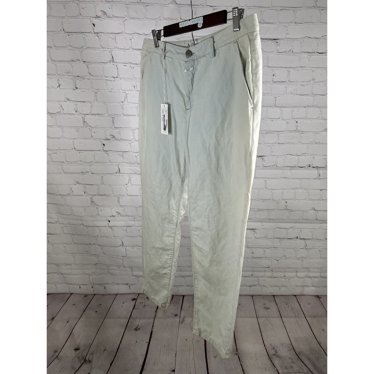 NWD CLOSED Jack Cotton Linen Blend Dirty Wash Mid Rise Men’s Jeans (31 x 27)