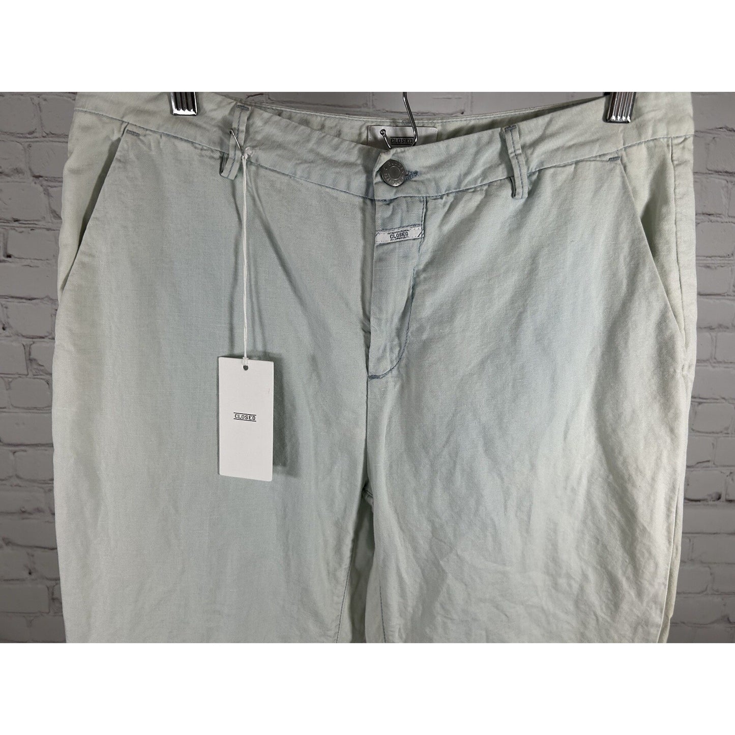 NWD CLOSED Jack Cotton Linen Blend Dirty Wash Mid Rise Men’s Jeans (31 x 27)