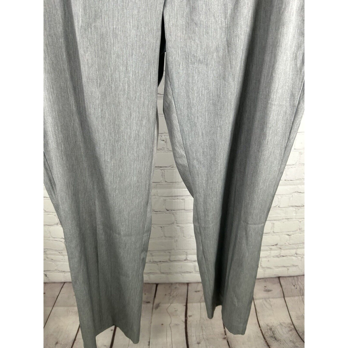 Tahari Gray Polyester Blend Mid Rise Men’s Slacks Dress Pant (38 x 30)
