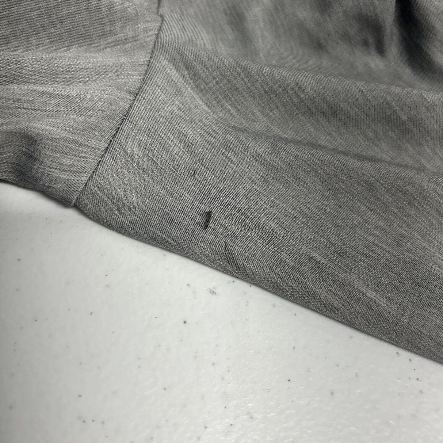 Tahari Gray Polyester Blend Mid Rise Men’s Slacks Dress Pant (38 x 30)