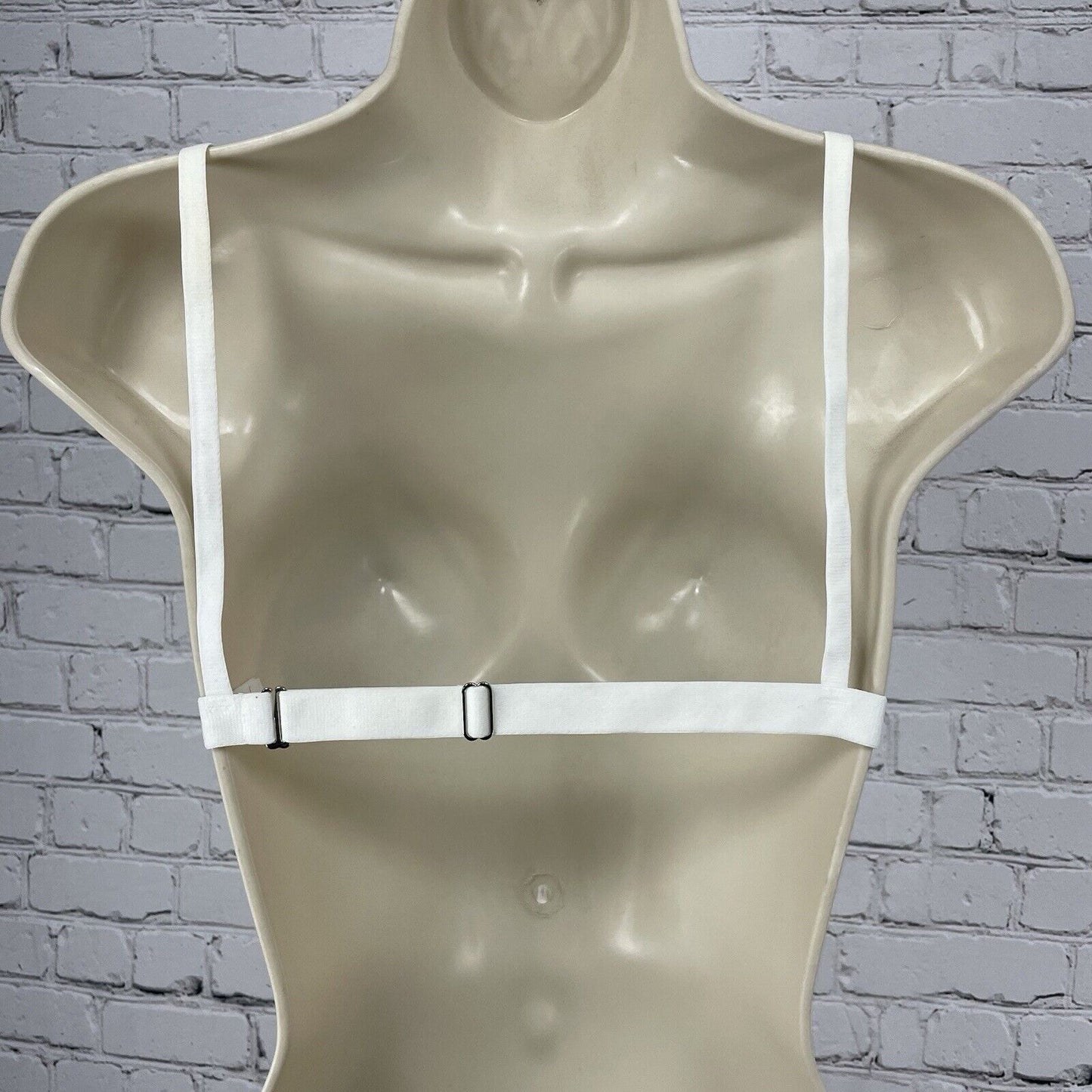 Mary Young Yellow Mesh Bamboo Triangle Bralette Bra Top Adjustable Size Small S