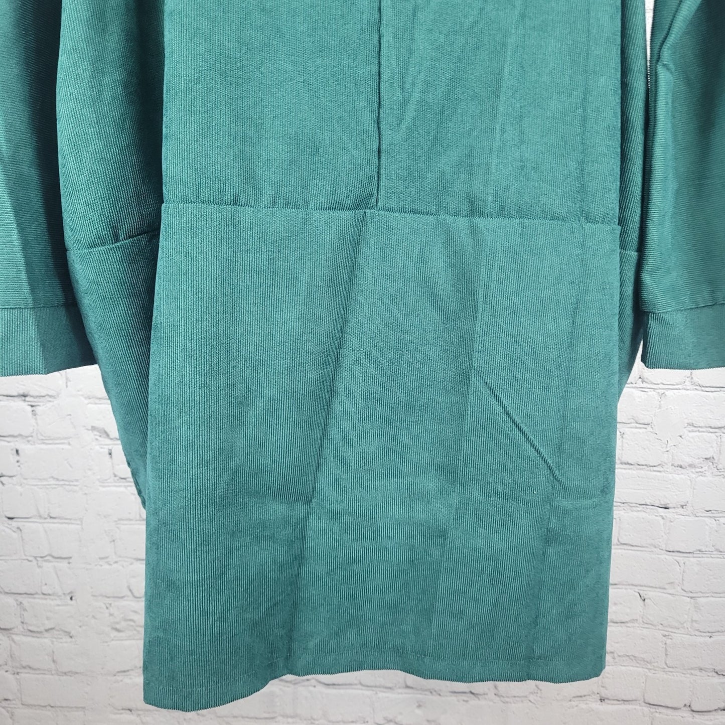NWT Cellabie Corduroy Long Sleeve Pockets Pleated Unlined Dress Size 5XL