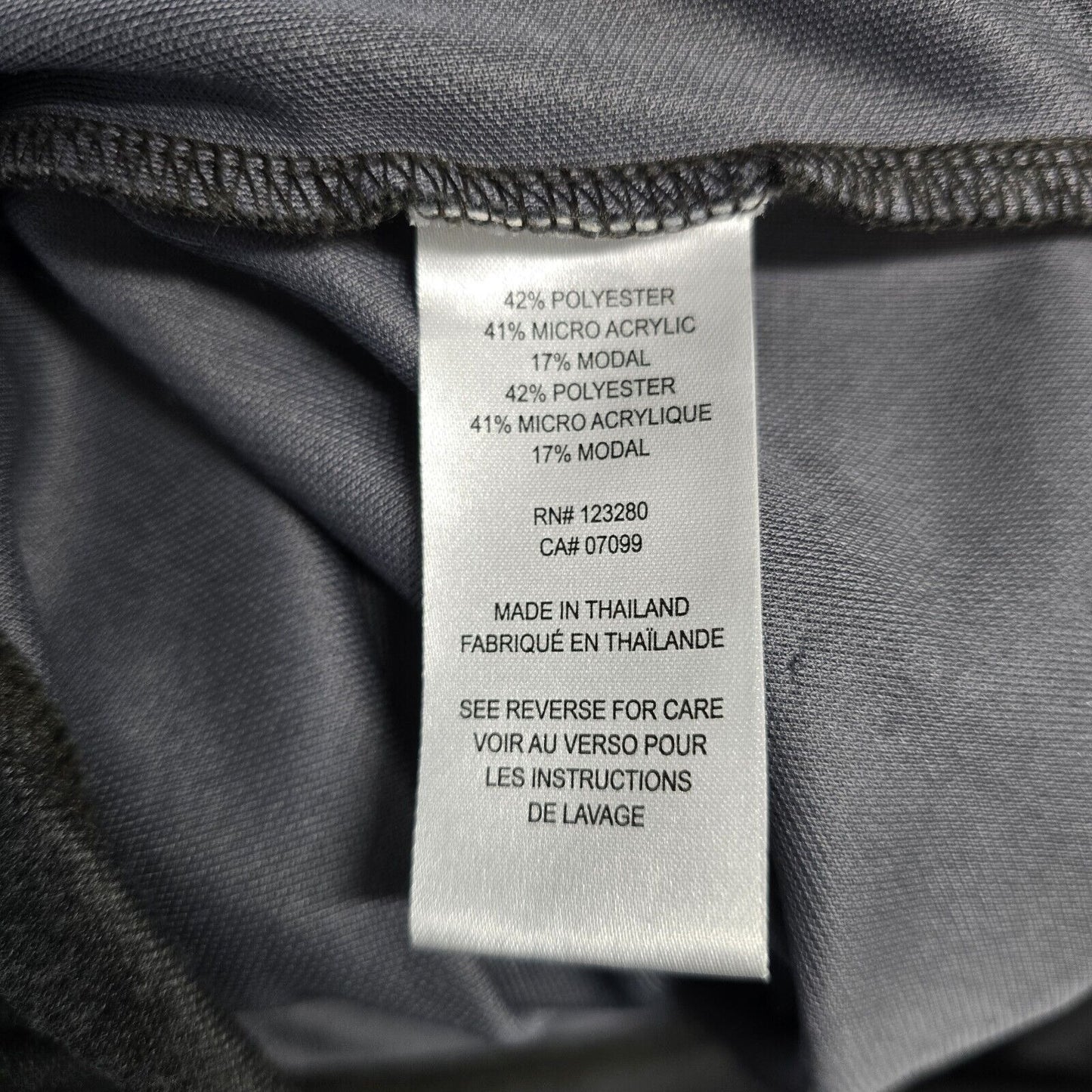 Travis Mathew Button Up Dark Gray Pocketed Polyester Blend Golf Polo Mens Size L