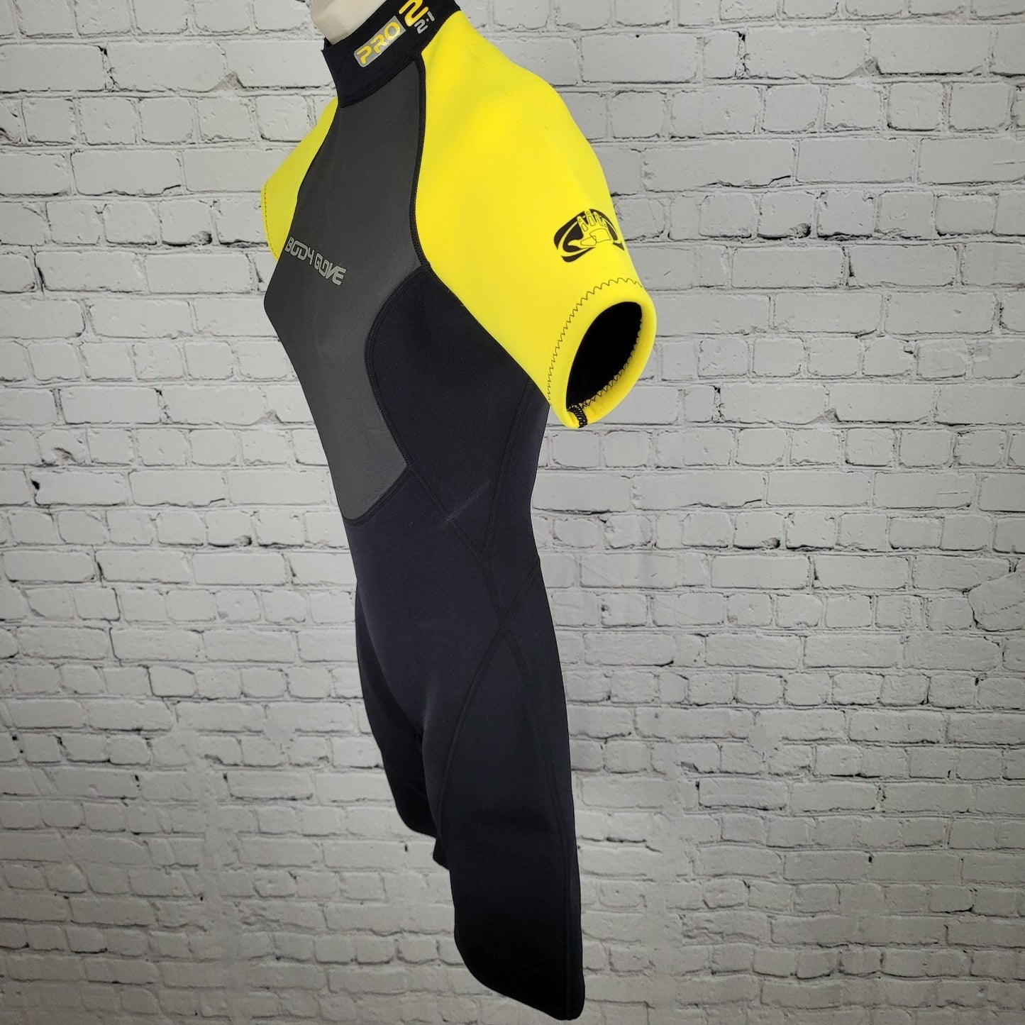 Body Glove Pro 2 2:1 mm Black Short Sleeve Shorty Springsuit Wetsuit Size 7/8