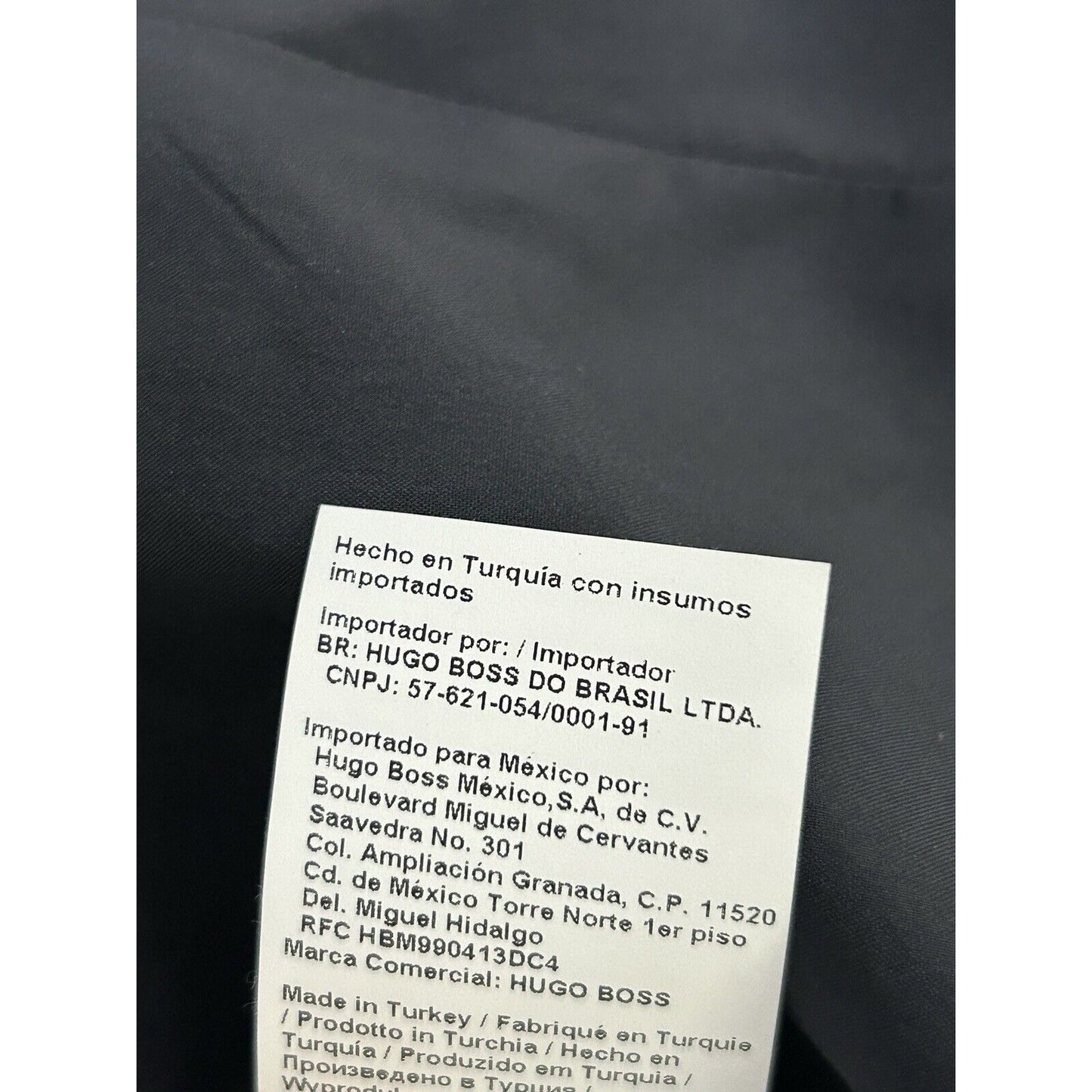 Boss Hugo Boss Dark Blue Virgin Wool Single Clasp Collared Blazer Women’s Size 4