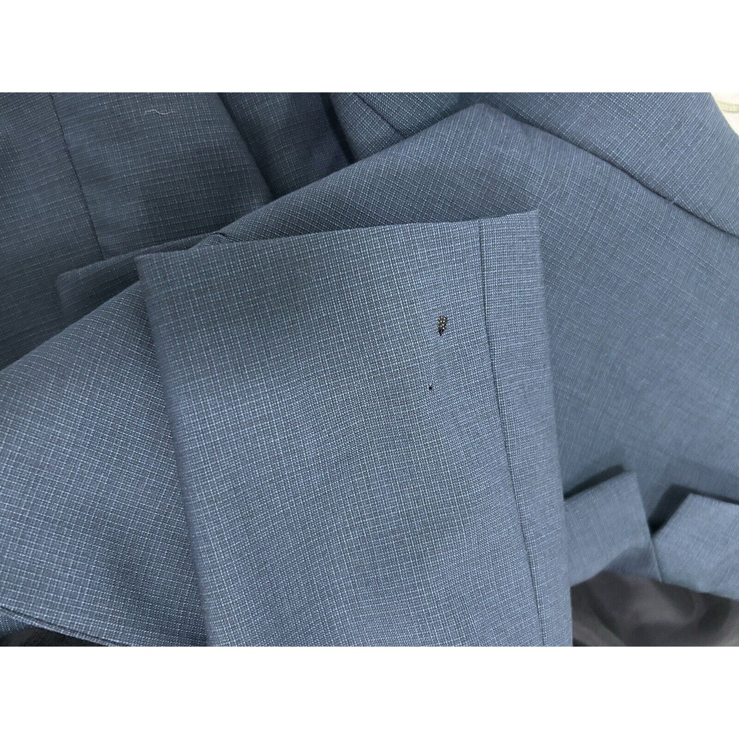 Boss Hugo Boss Dark Blue Virgin Wool Single Clasp Collared Blazer Women’s Size 4