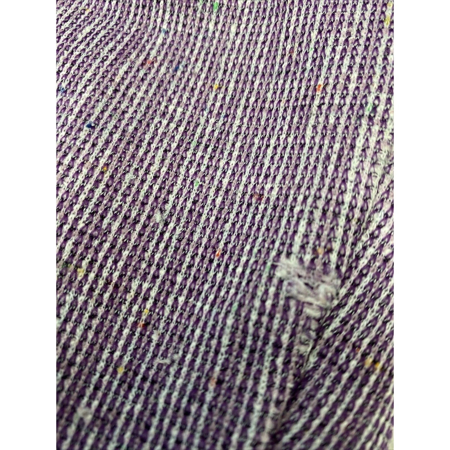 Devon Purple Two Pocket Single Button Shoulder Pads Jacket Blazer Size 16