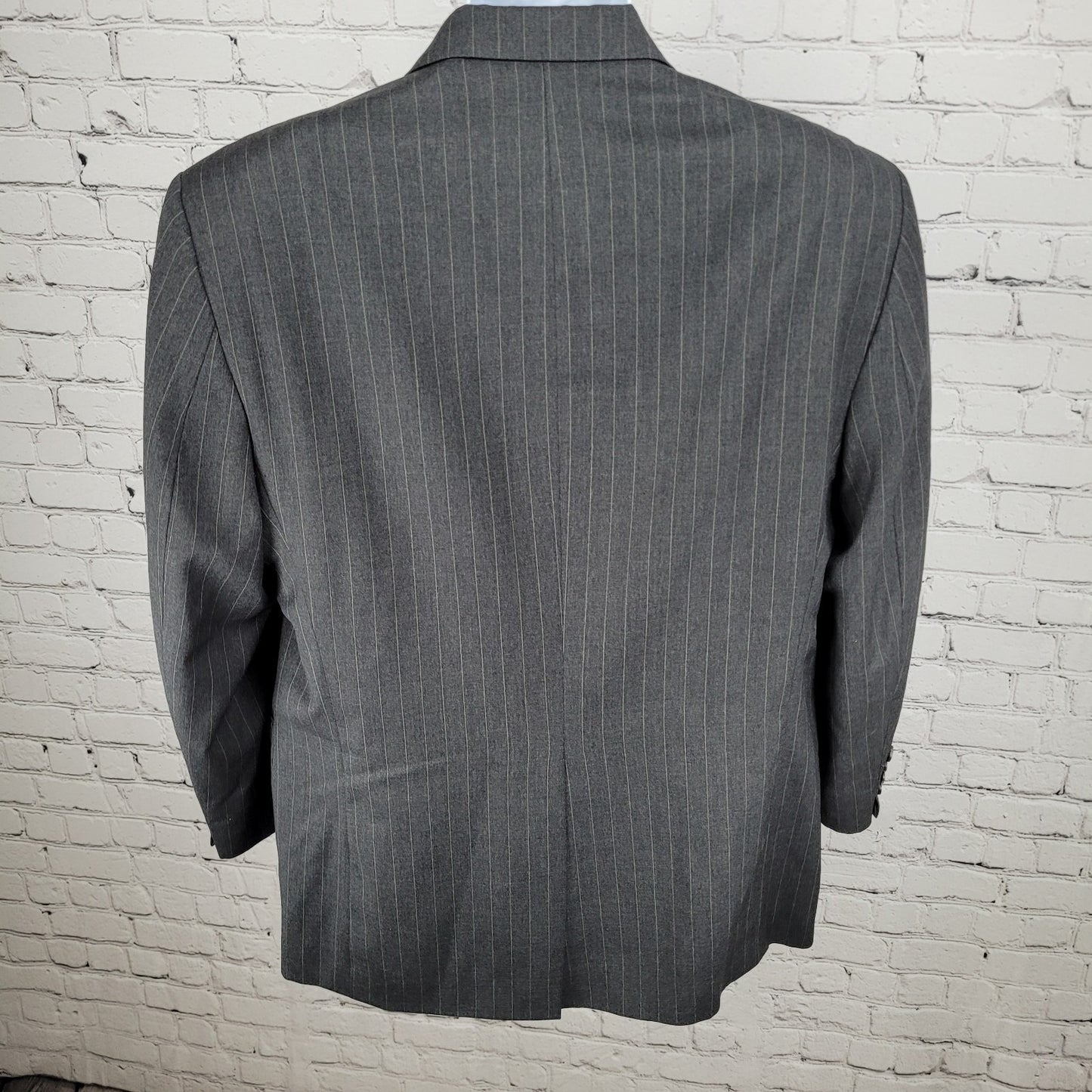 Lauren Ralph Lauren Grey 100% Wool Blazer Sport Coat Canada Made Size 42S