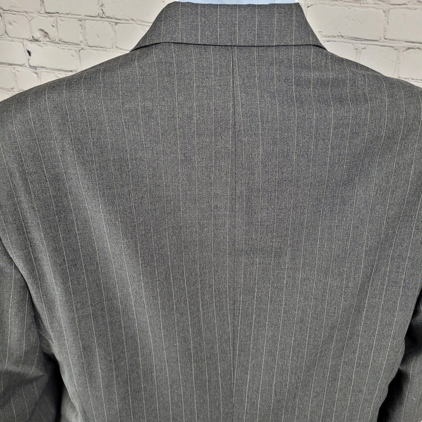 Lauren Ralph Lauren Grey 100% Wool Blazer Sport Coat Canada Made Size 42S