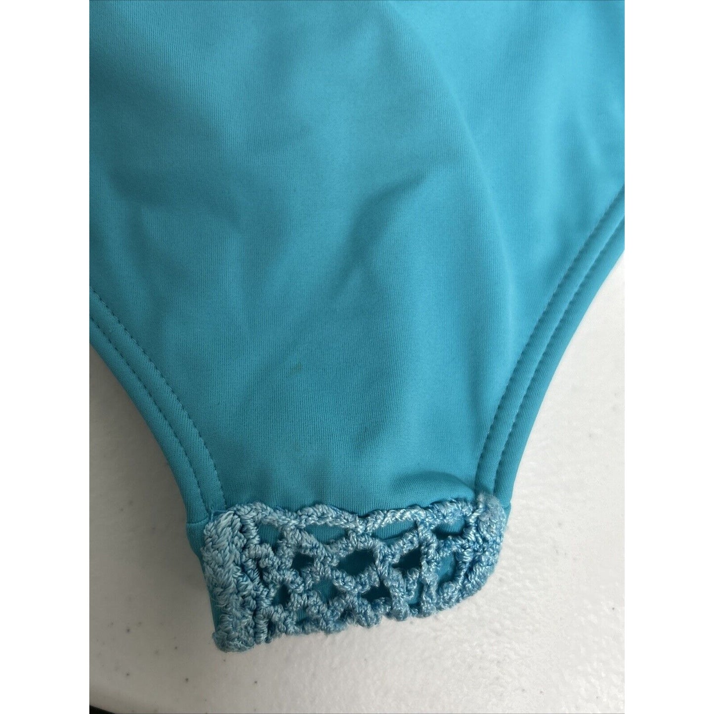Venus Blue Crochet Tie Sides Cheeky Women’s Bikini Swimsuit Bottom 6