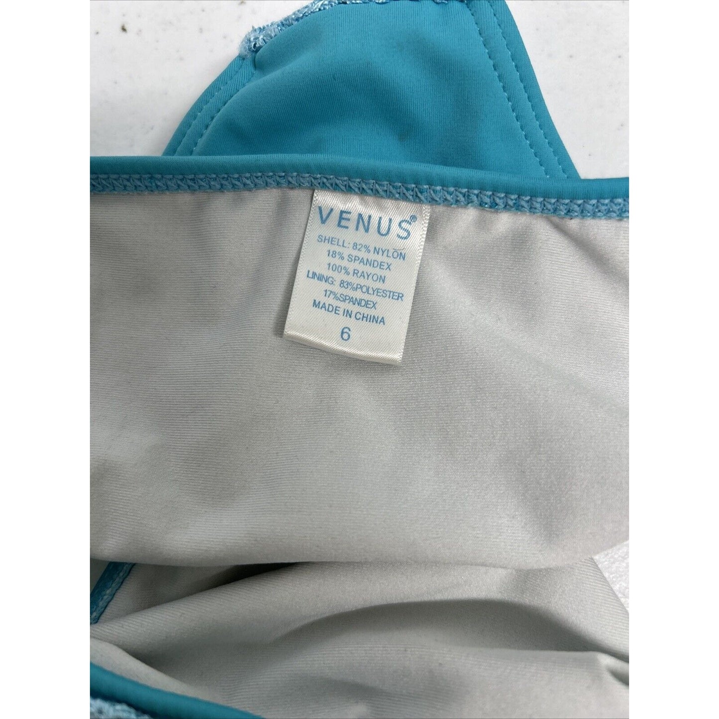 Venus Blue Crochet Tie Sides Cheeky Women’s Bikini Swimsuit Bottom 6