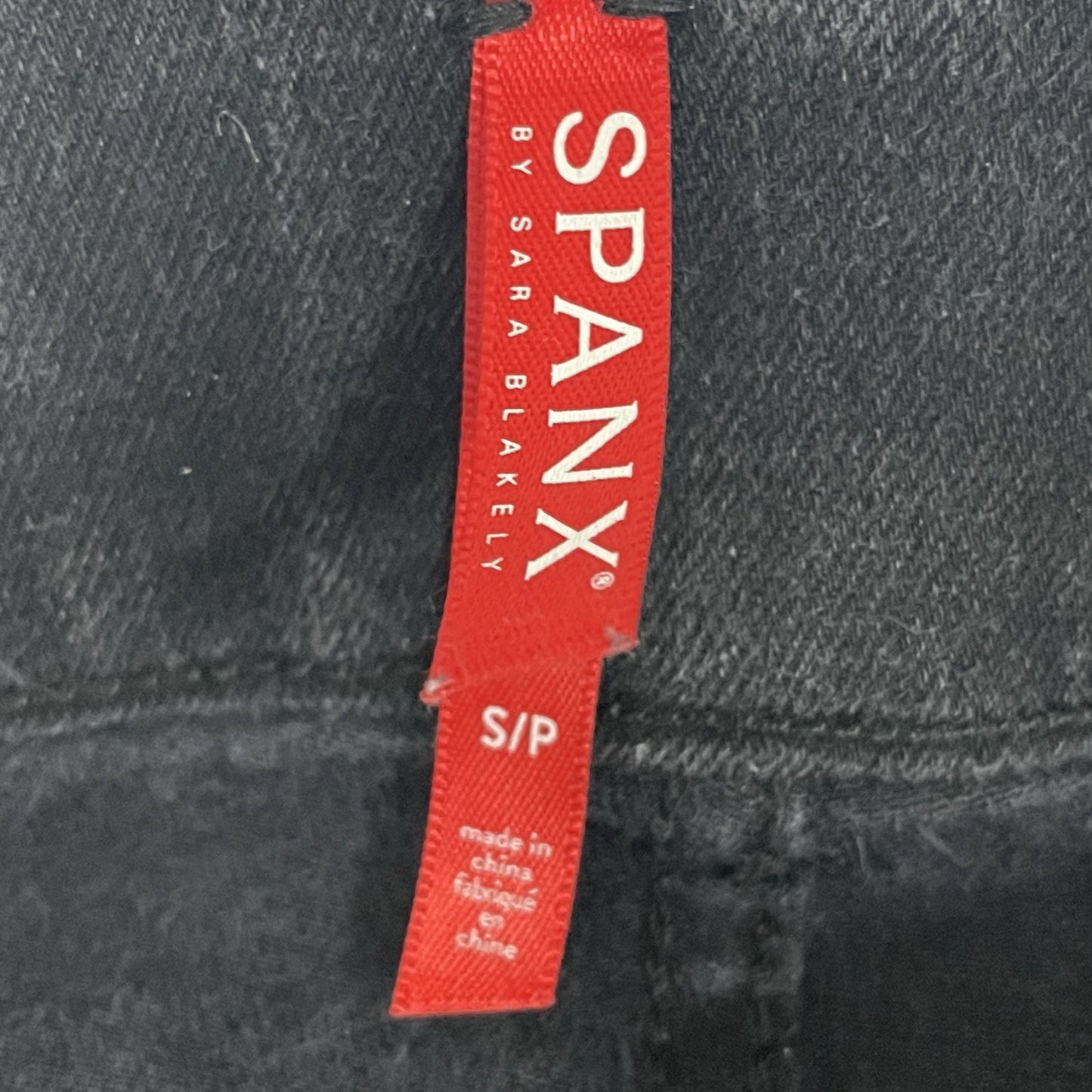 Spanx Black Denim Stretch Pull On Jegging Skinny Jeans Size Small S (28x27)