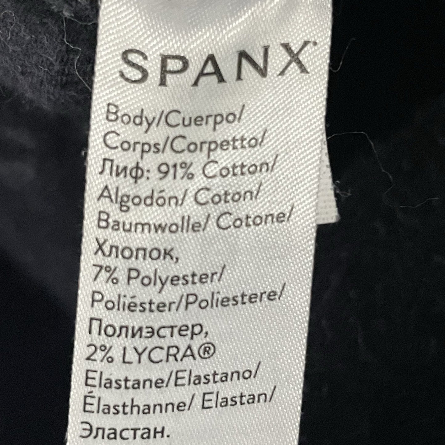 Spanx Black Denim Stretch Pull On Jegging Skinny Jeans Size Small S (28x27)