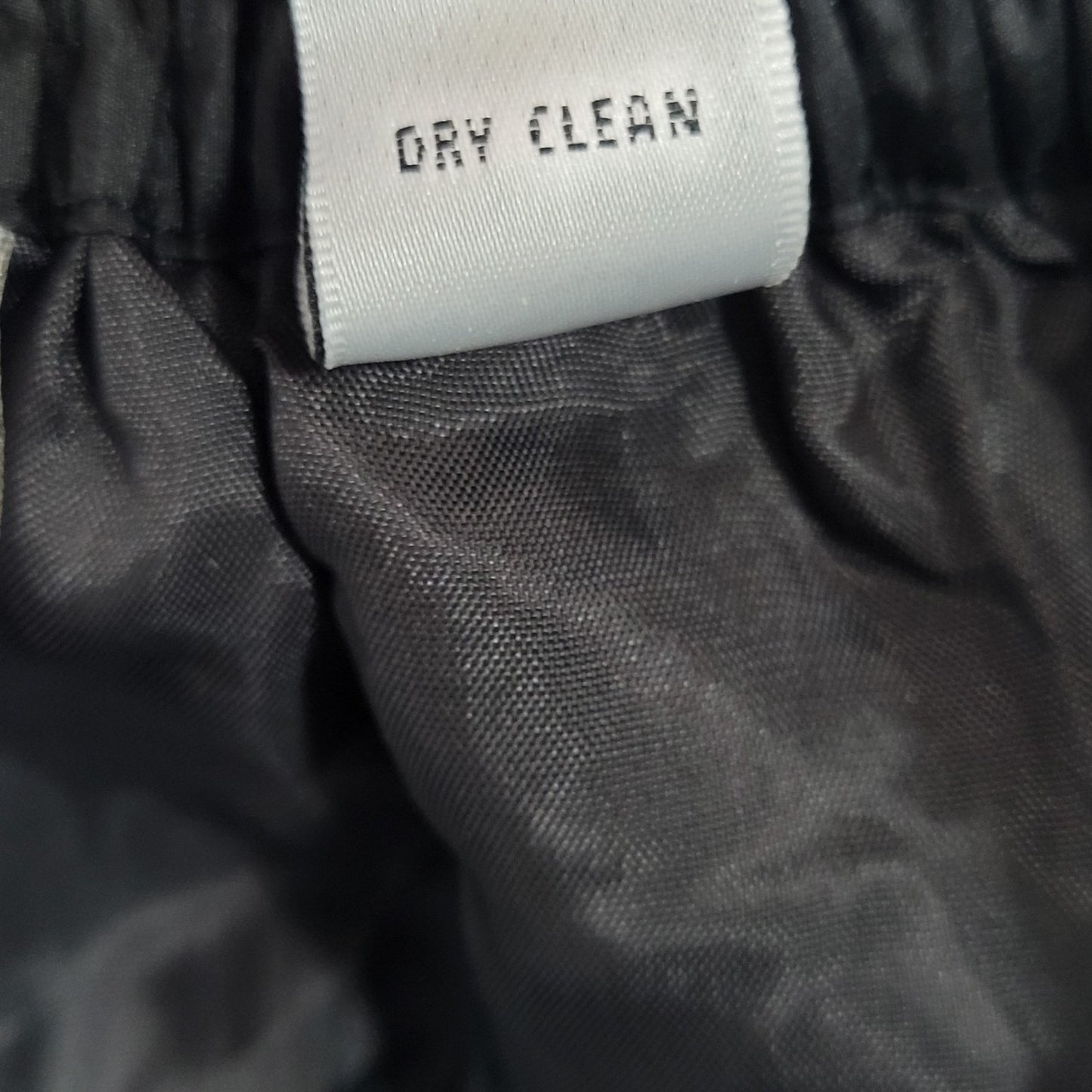 Valerie Stevens Black 100% Silk Pleated Elastic Waist Full Tulle Skirt Medium M