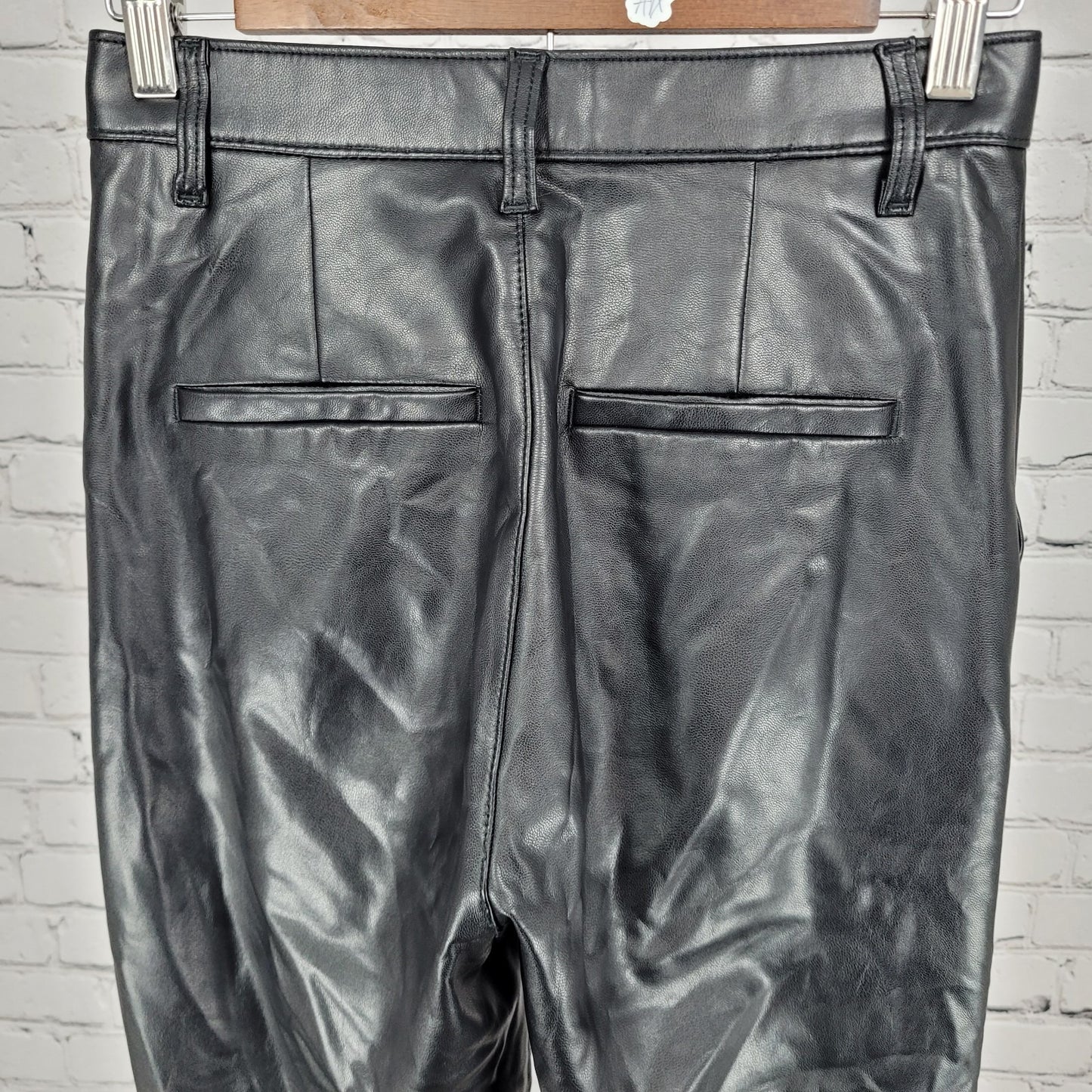 Abercrombie & Fitch Faux Leather The Skinny Ultra High Rise Pants 27 (27x33)