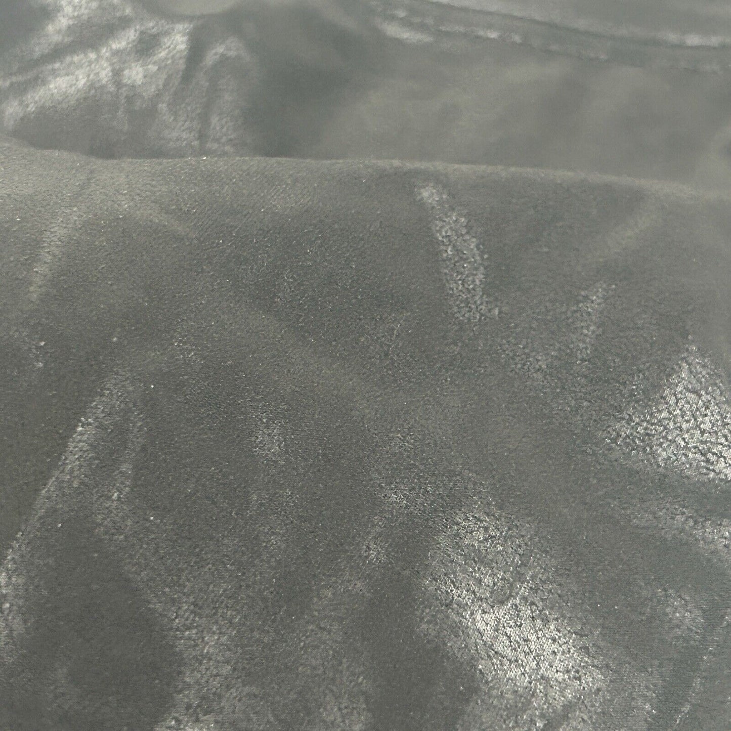 Spanx Black Faux Leather Sleek Tummy Control Leggings Size Small S (24X27)