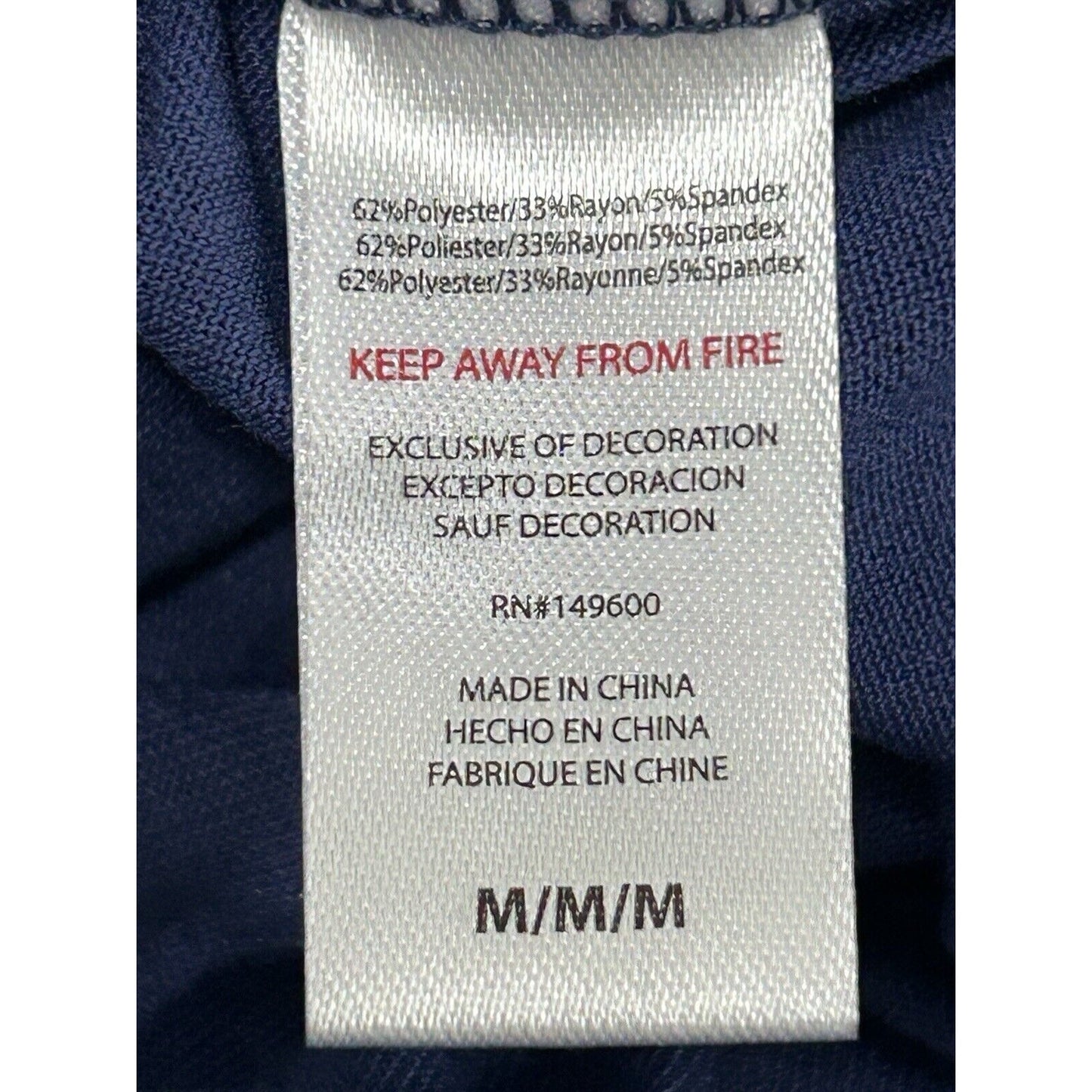 NWT Flora Nikrooz Dark Blue Short Sleeve Button Up Sleep Pajama Top Medium M