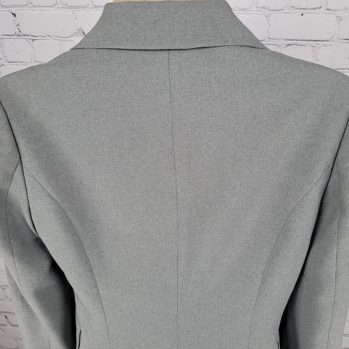 Pepe Grey Buttoned Double Vented Lightweight Blazer Suit Jacket Size Medium M